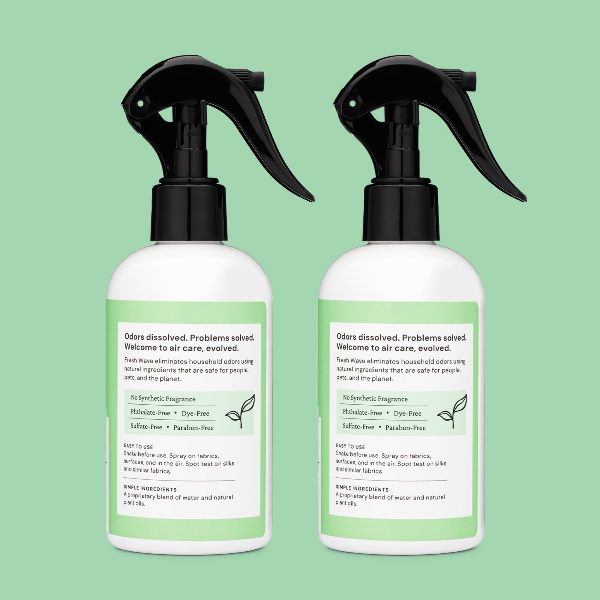 Fresh Wave Original Scent Odor Removing Spray, 8 fl. oz. | Pack of 2 | Odor Absorber for Home, Furniture, Fabrics & Trash | Safer Odor Relief
