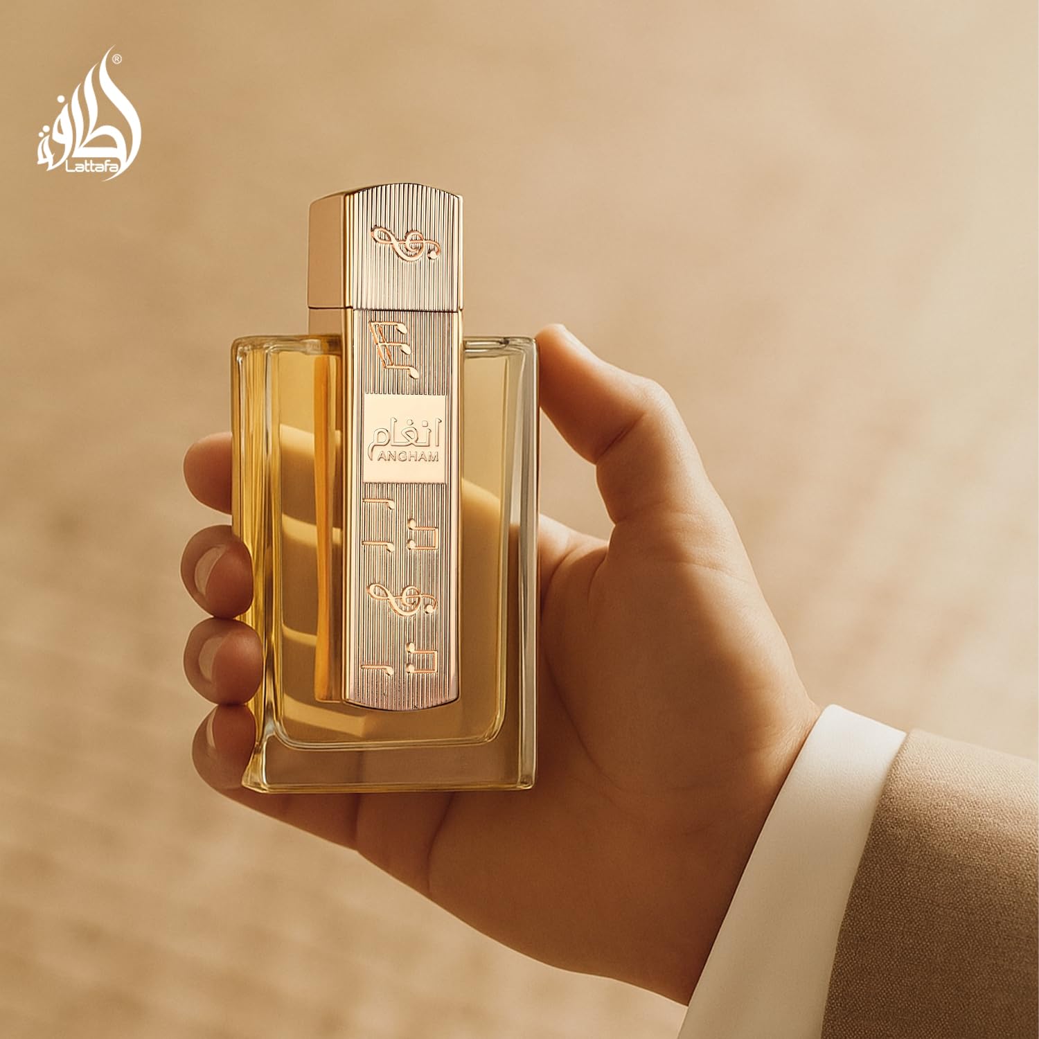 Lattafa Angham - Citrus, Lavender, Musk, Amber, Vanilla - Eau de Parfum Long-Lasting Fragrance for Unisex, 3.40 Ounce / 100 ml