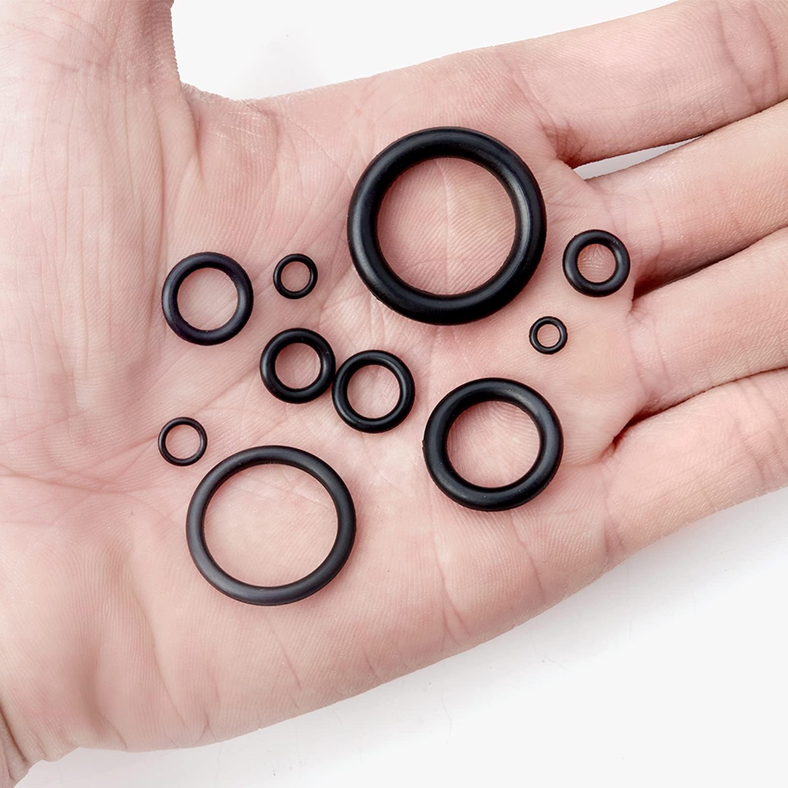ZDBB 1010 Pcs Rubber O Rings Kit 22 Size Universal O-Ring Assortment Set for Automotive Faucet Pressure Washers Plumbing Sealing Repair,Air or Gas Connections,Resist Oil and Heat