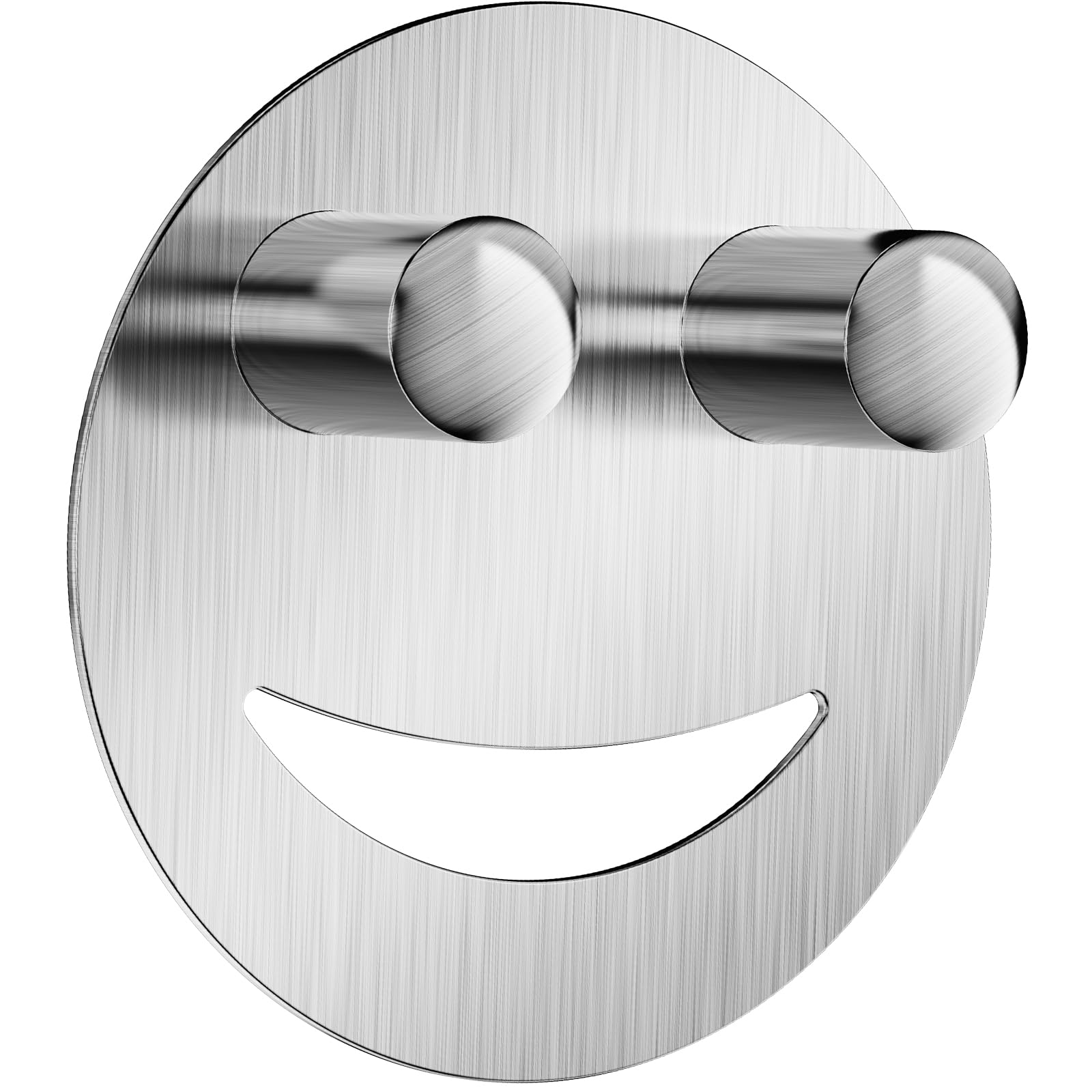 Yoshiky Stainless Steel Smiley Face Dish Sponge Holder, Silver Sink Caddy Organizer Storage with Suction Cup for Kitchen, Rv Apartment Kitchen Accessories Decor Scrubber
