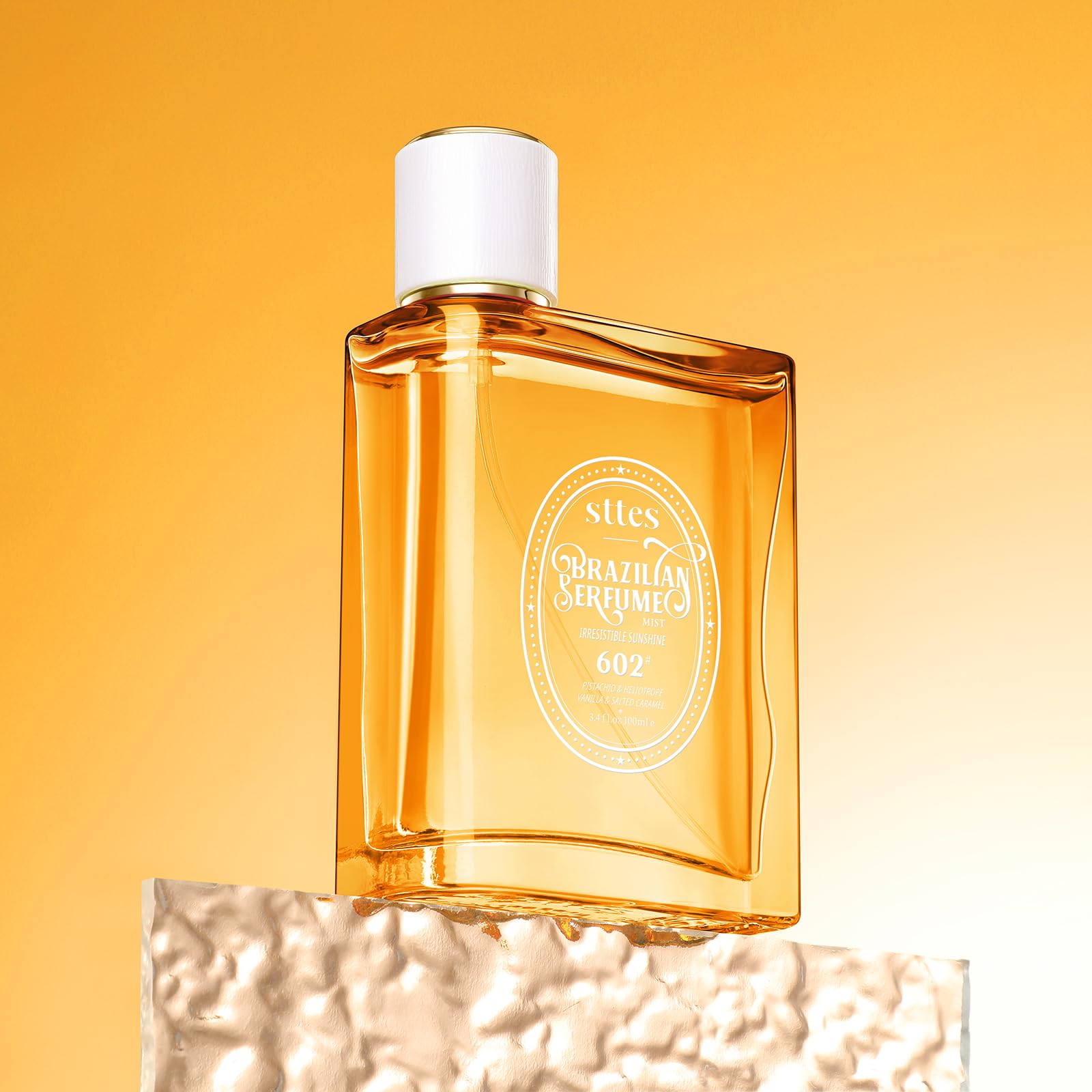 عطر ستيس 602# (إريسيستيبل سنشاين) - ماء عطر 100 مل (3.4 أونصة سائلة) نغمة غورماند الفانيليا (نكهة كراميل الفانيليا)