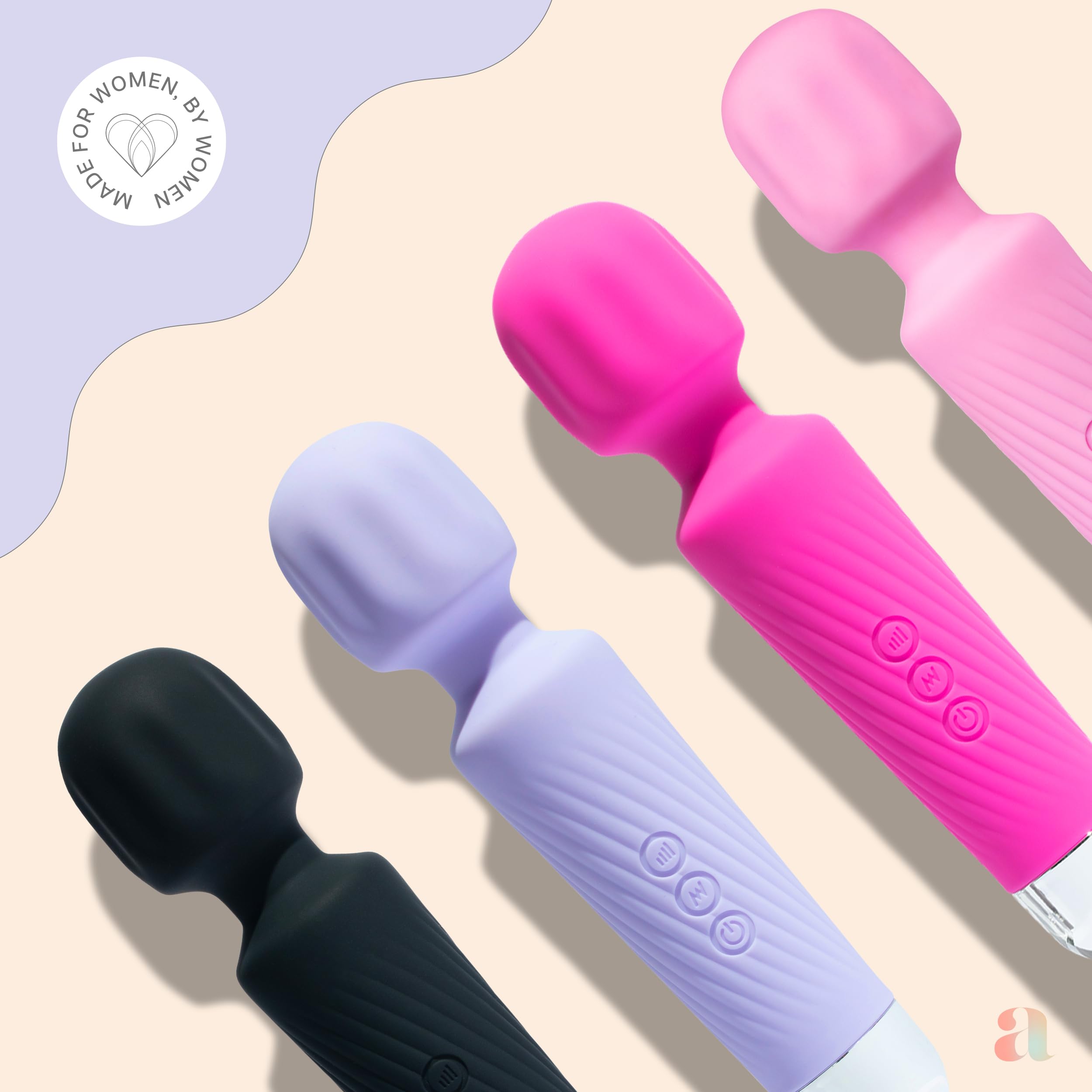 Ava Vibrator for Women – 4 Hour Battery Life | Water Resistant Body Safe Silicone | Clitoral Vibrator Sex Toy with 20 Patterns & 8 Speeds – Clit Stimulator Adult Sex Toys – Discreet Gift