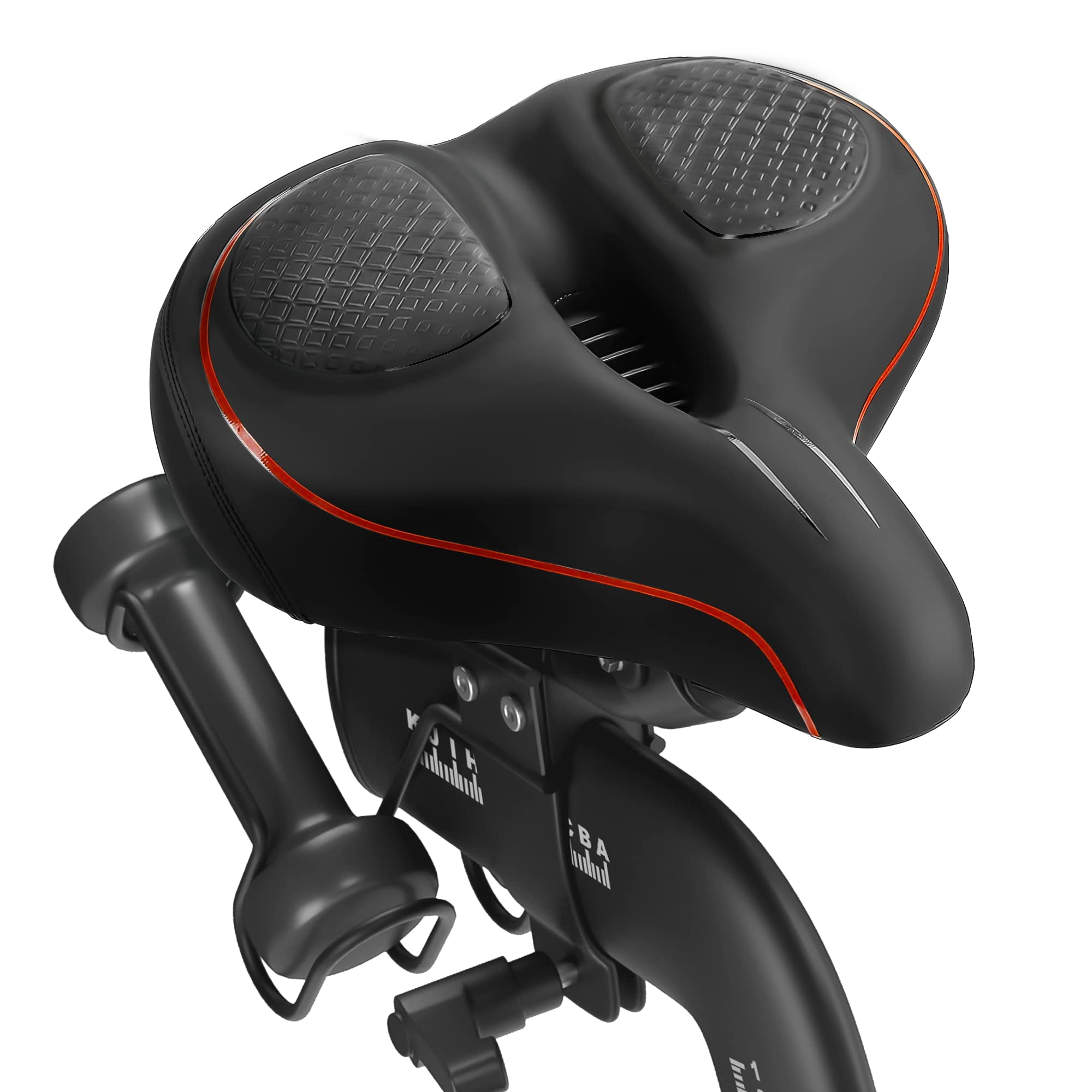 Oversize-Fahrradsattel für Peloton Bike & Bike+, Komfort-Sitzkissen kompatibel mit Peloton, Rennrädern oder Heimtrainern, breiter Fahrradsattel-Ersatz für Herren & Damen, Zubehör für Peloton