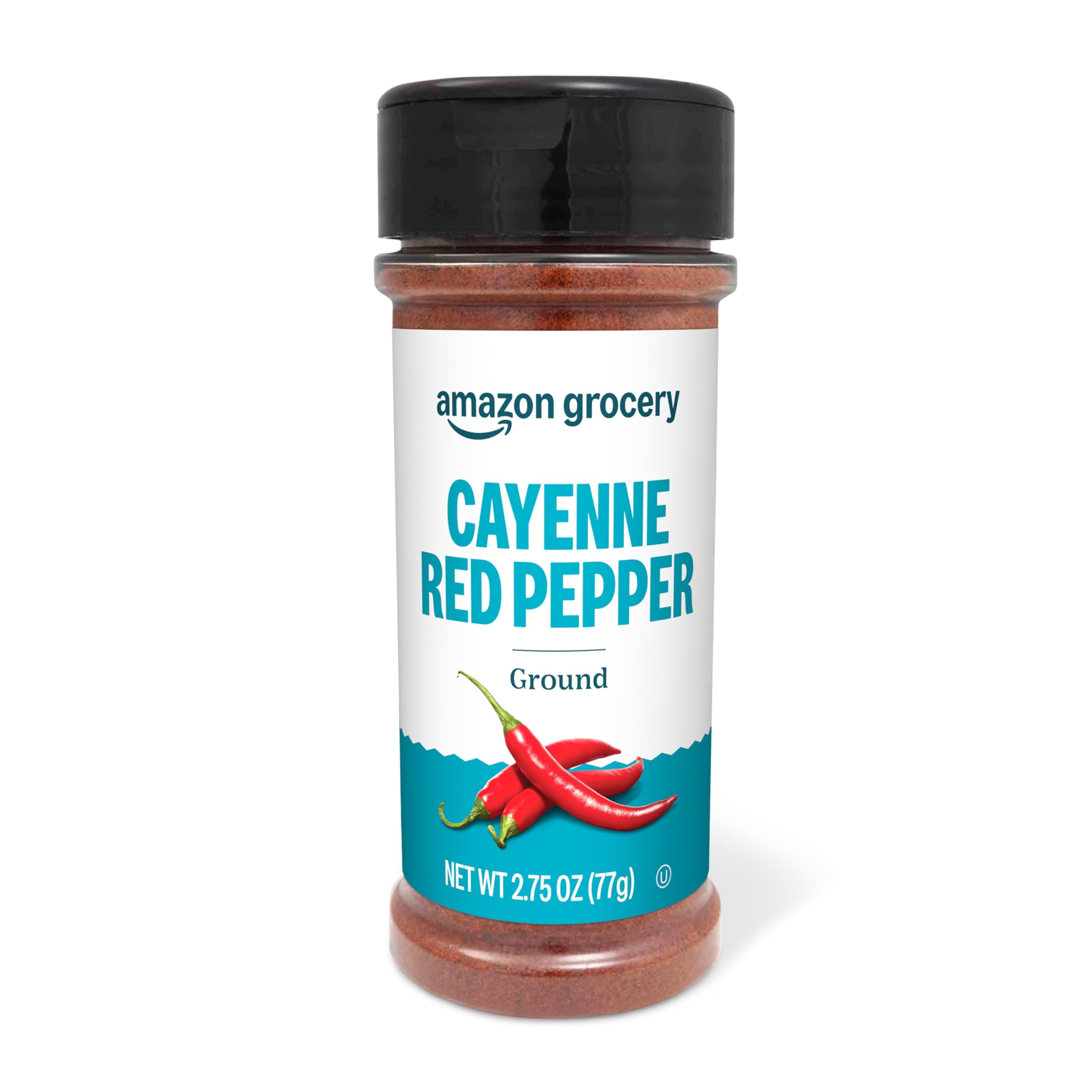 Amazon Lebensmittel, gemahlener Cayennepfeffer, 2,75 oz (ehemals Happy Belly, Verpackung kann variieren)