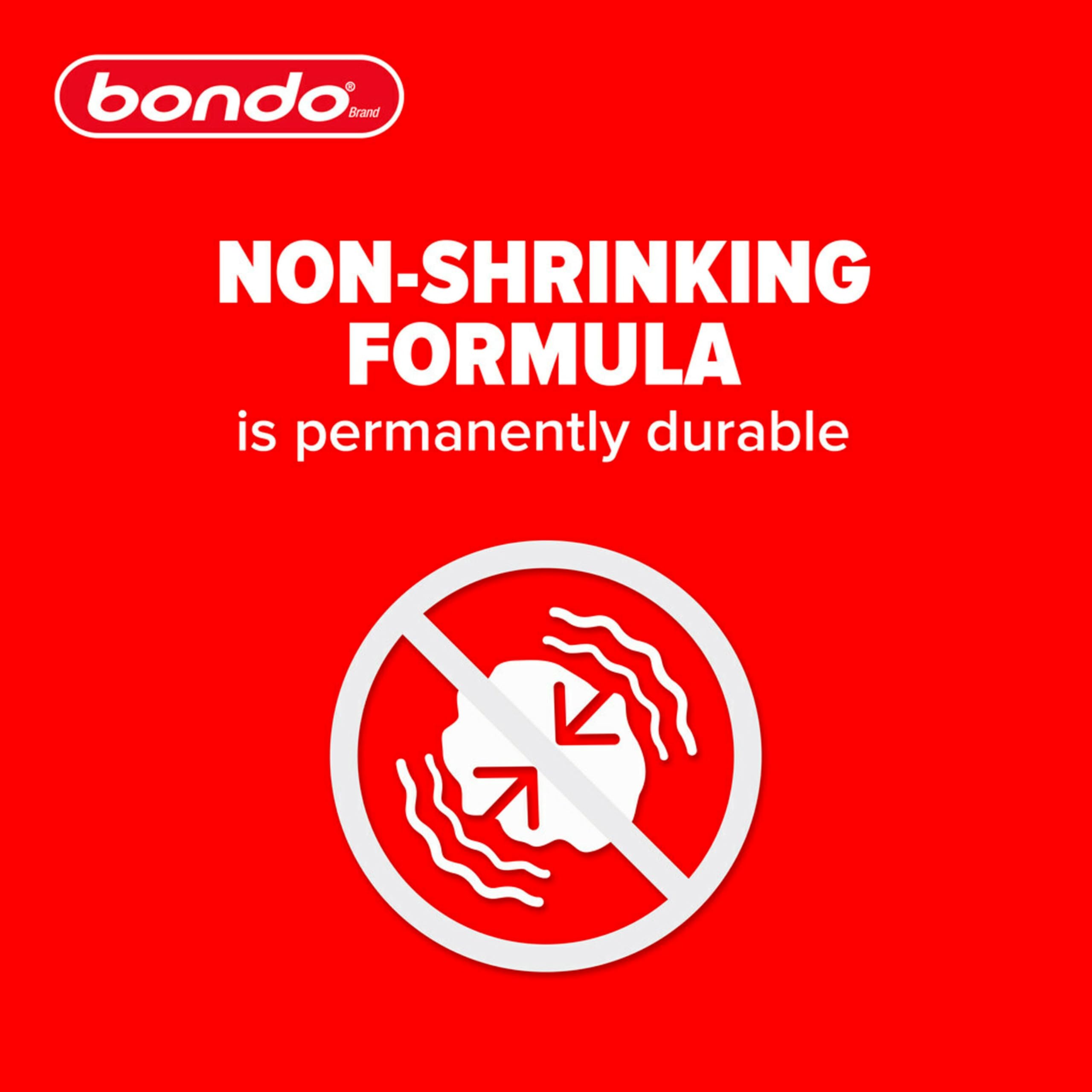 Bondo Body Filler, Original Formula for Fast, Easy Repair & Restoration for Your Vehicle, 00262, Filler 1.57 lb and Hardener 0.75 oz, 1 Can (OR-QT-ES)
