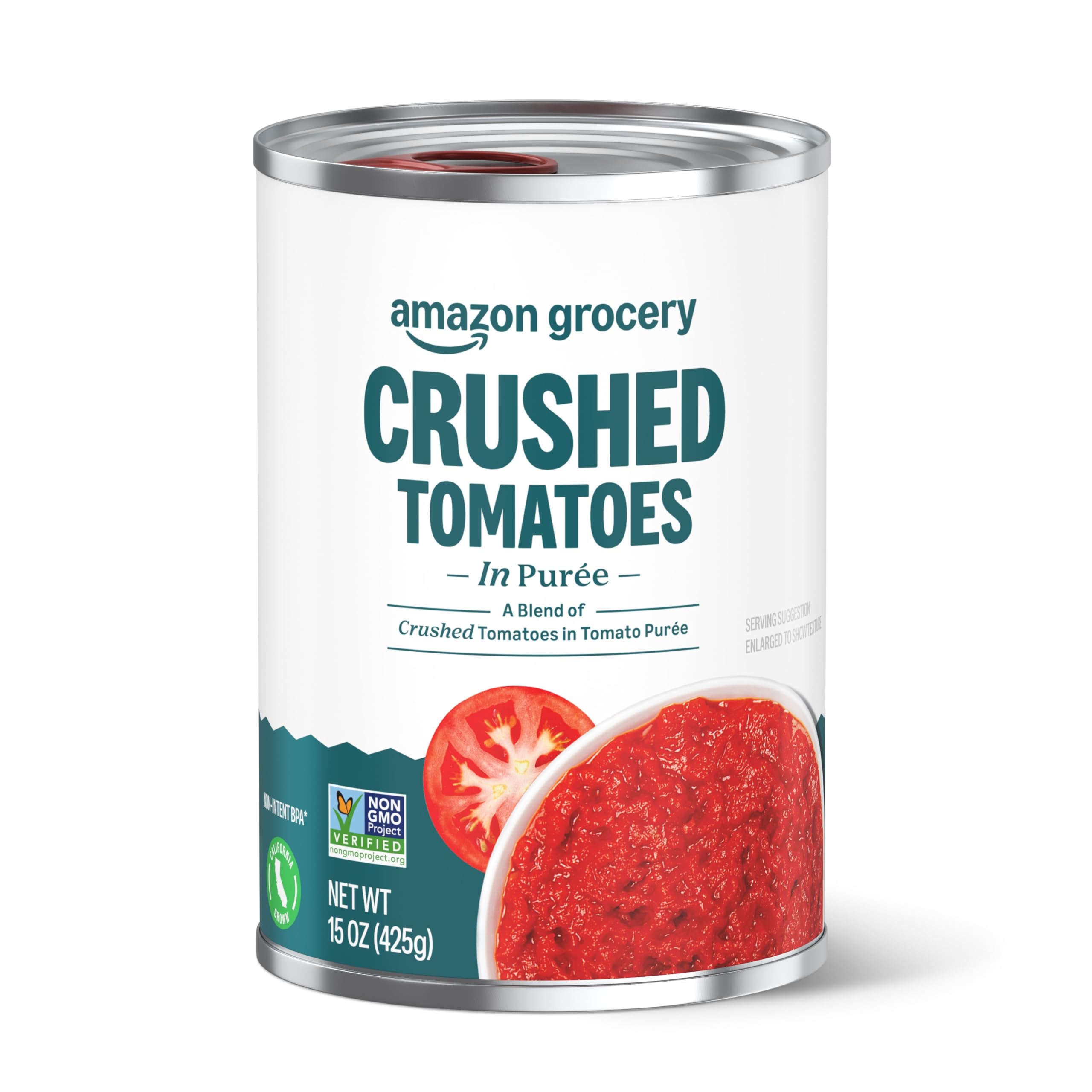 Grocery, Crushed Tomatoes in Puree, 15 Oz (Previously Fresh, Packaging May Vary)