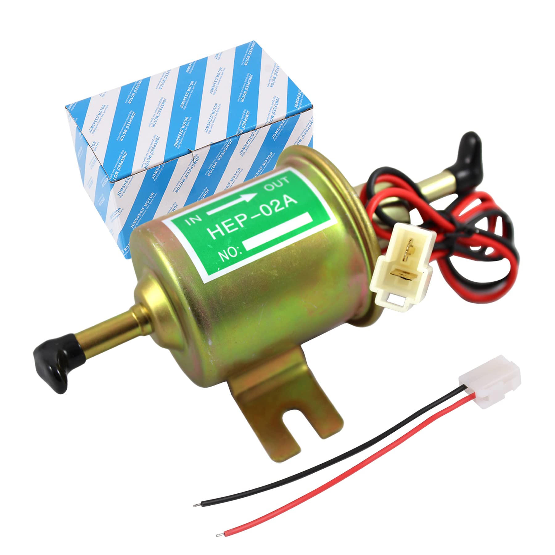 Universelles elektrische Kraftstoffpumpen-Set 12V 3-6 PSI Niederdruck mit Kraftstofffilter 2m (6,56 Fuß) 5/16" ID Kraftstoffleitung Ersatz für Vergaser Rasenmäher Benzin Diesel Kraftstoffförderpumpe