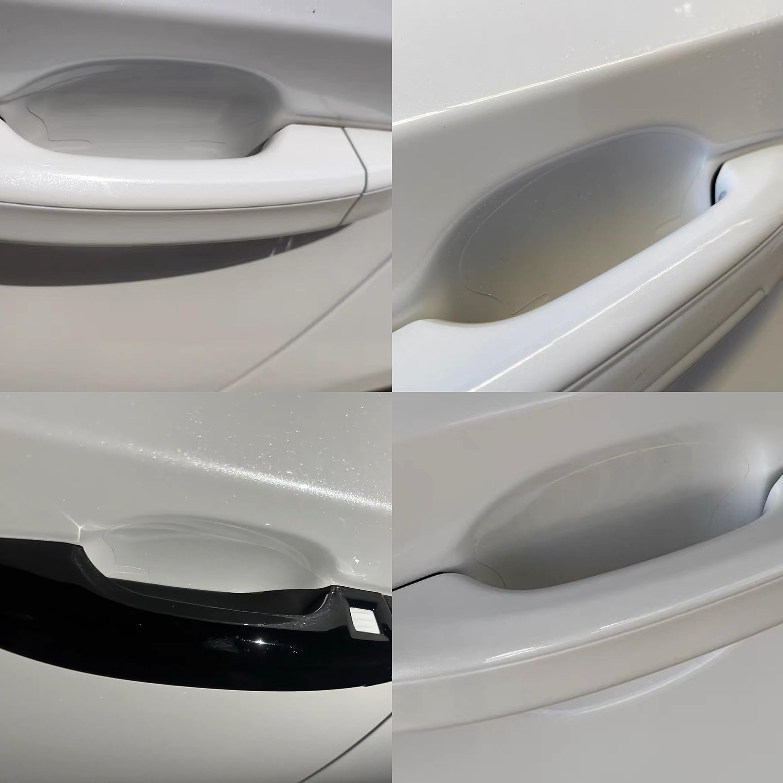 GRTHTATI 10pcs Clear Car Door Handle Scratch Potector TPU Car Door Sticker Universal Protective Films for Vehicles (Clear)