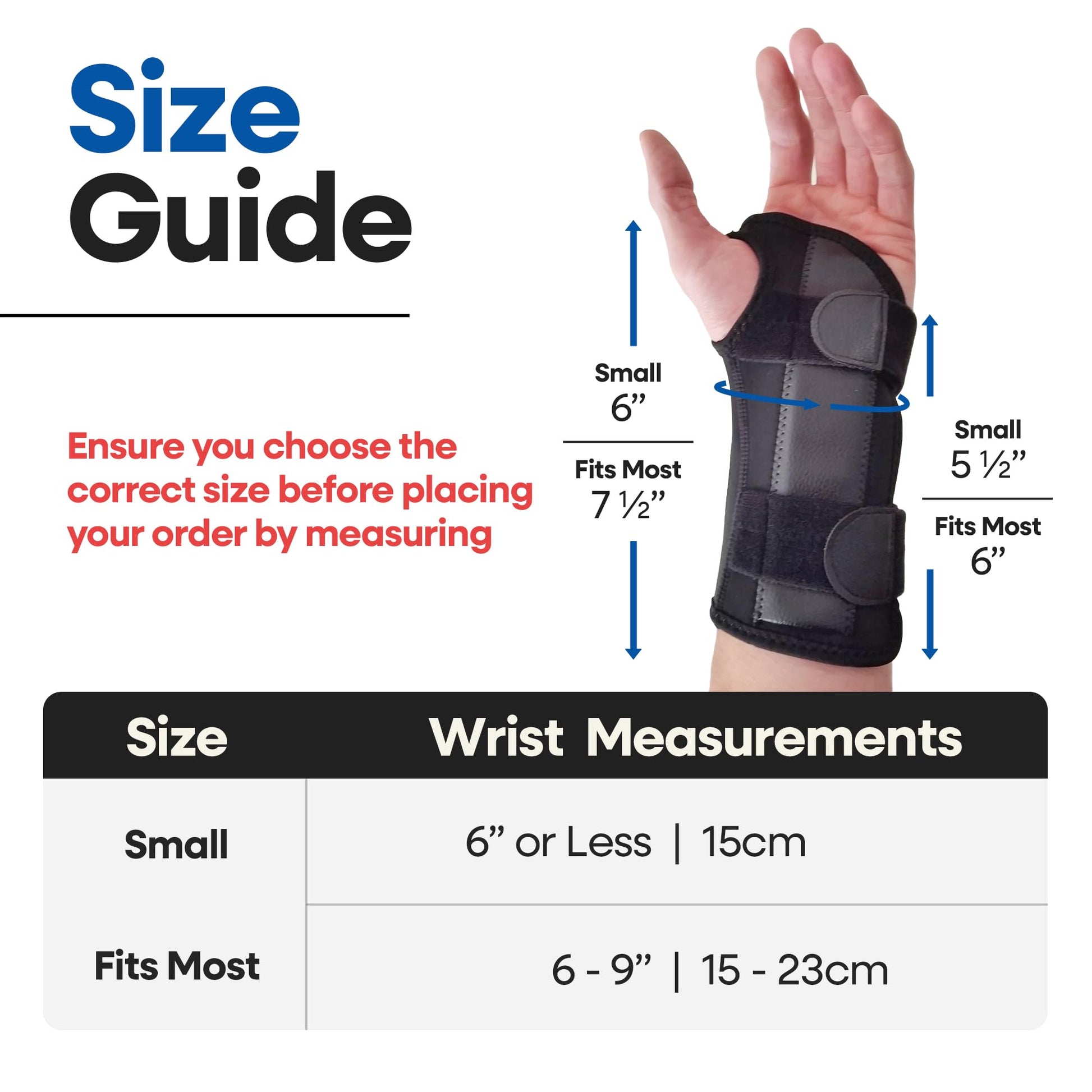 Carpal Tunnel Wrist Brace | Night Wrist Support Guard | Wrist Splint & Hand Brace | Carpal Tunnel Syndrome & Wrist Tendonitis Pain Relief with Forearm Compression | For Men & Women (Left Wrist Brace)
