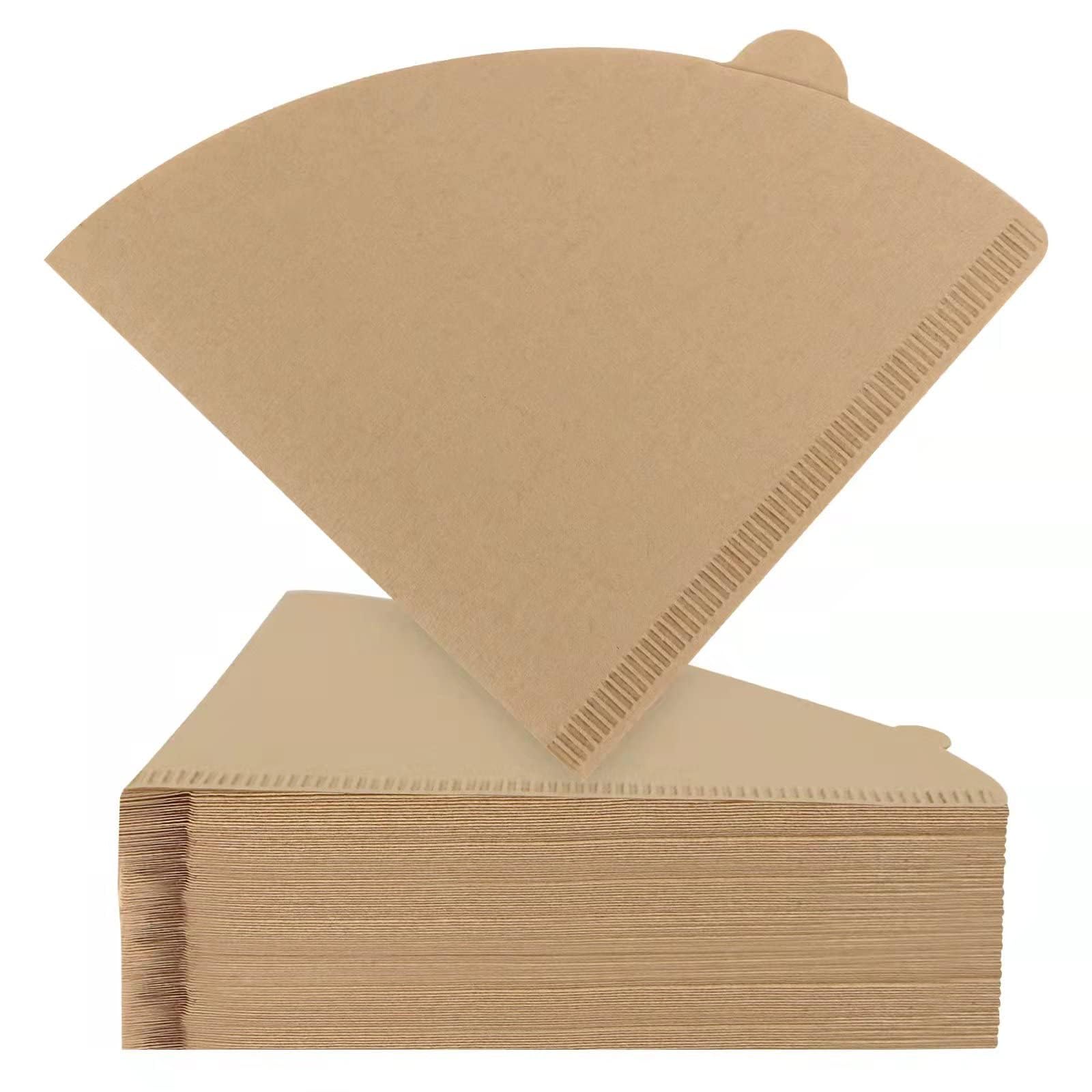 Coffee Filters, Size 02 Unbleached Cone Filters, 200 Count Disposable Natural Paper Filters 2-4 Cup, 02 Cone For Pour Over and Drip Coffee Maker