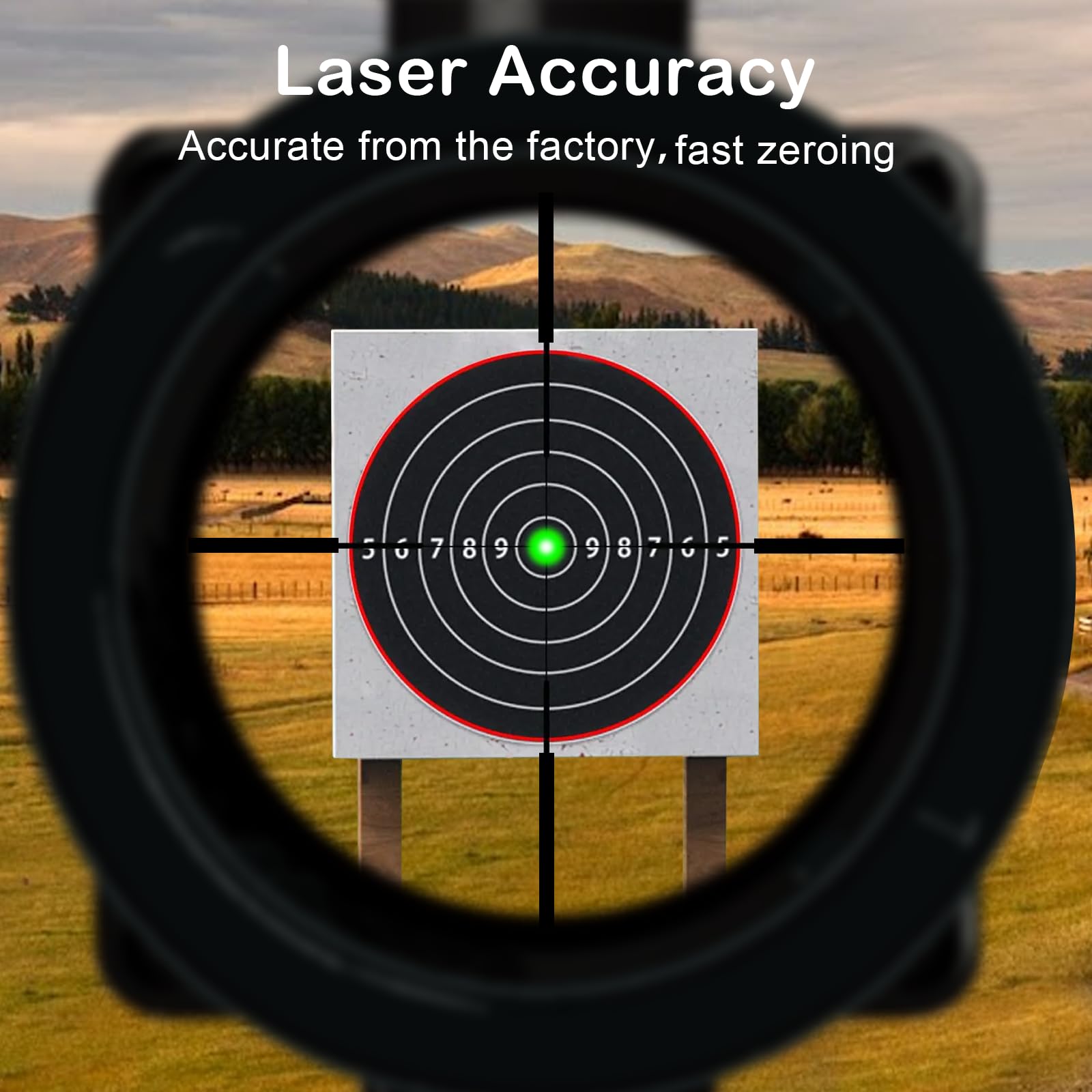 Bore Sight Laser Professional Green Laser Bore Sight Kit with 32 Adapters fit 0.17 to 12GA Calibers, Multiple Caliber Green Bright Bore Sighter Laser Powerful Support for All Gun, Rifle, Pistol