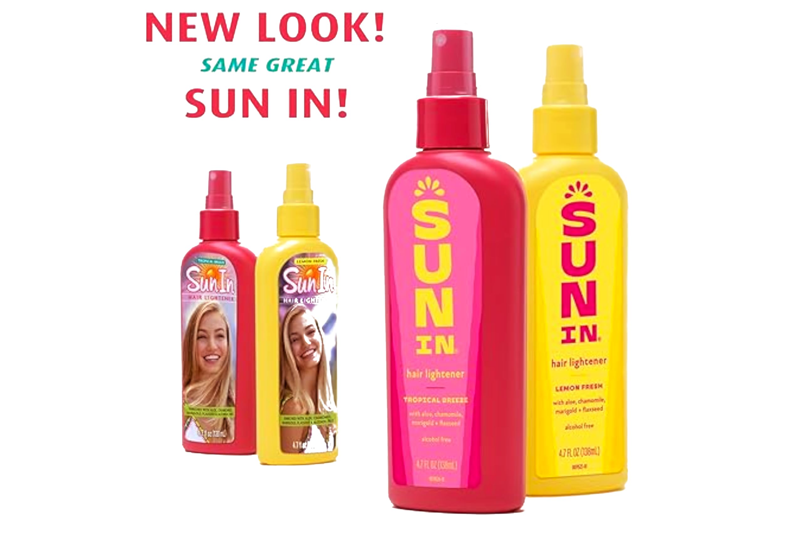 Sun in Hair Lightener, Tropical Breeze & Lemon Fresh Combo