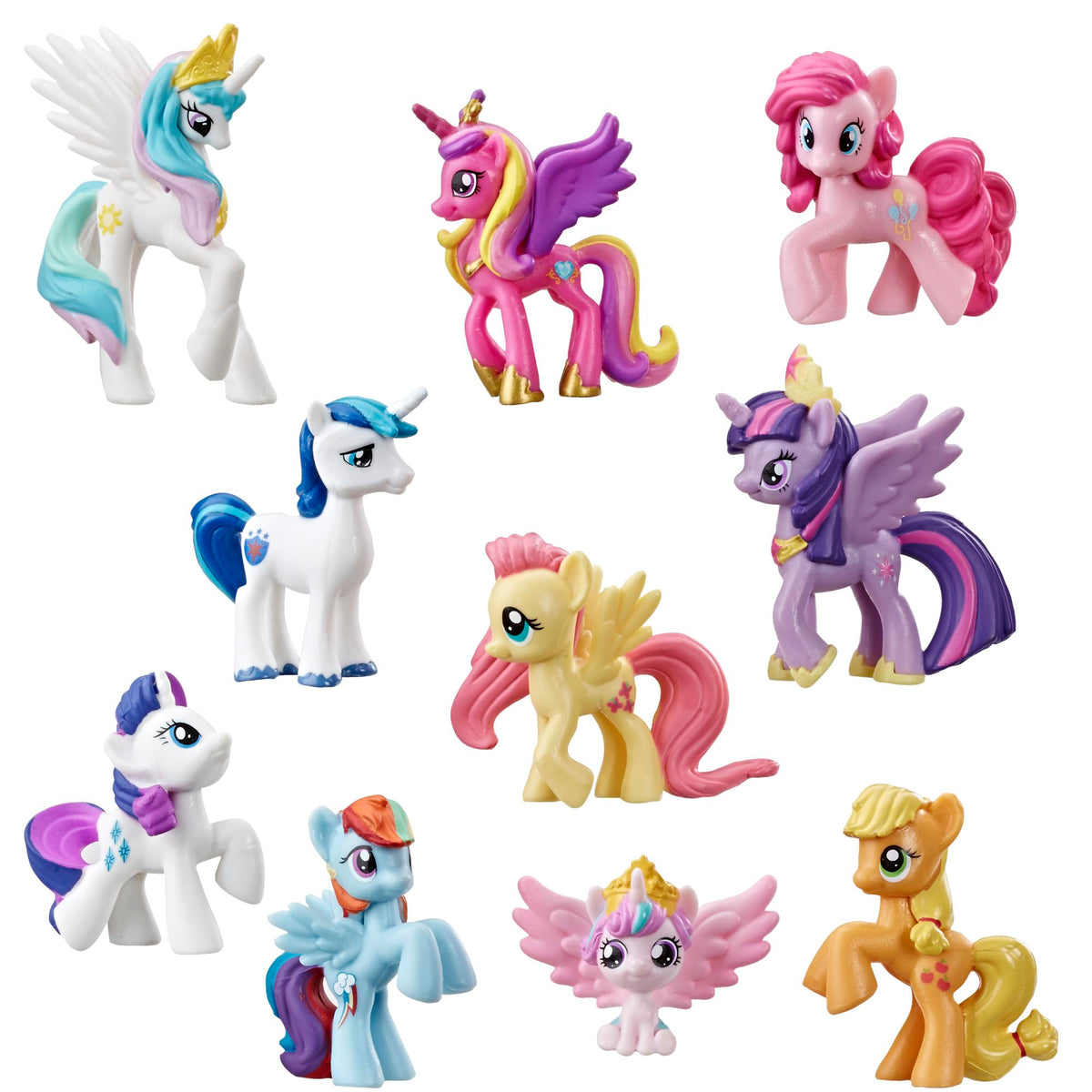 Mein kleines Pony Spielzeug Regenbogen Equestria Favoriten 10 Figuren-Sammlung, für Kinder ab 3 Jahren (Amazon Exklusiv)
