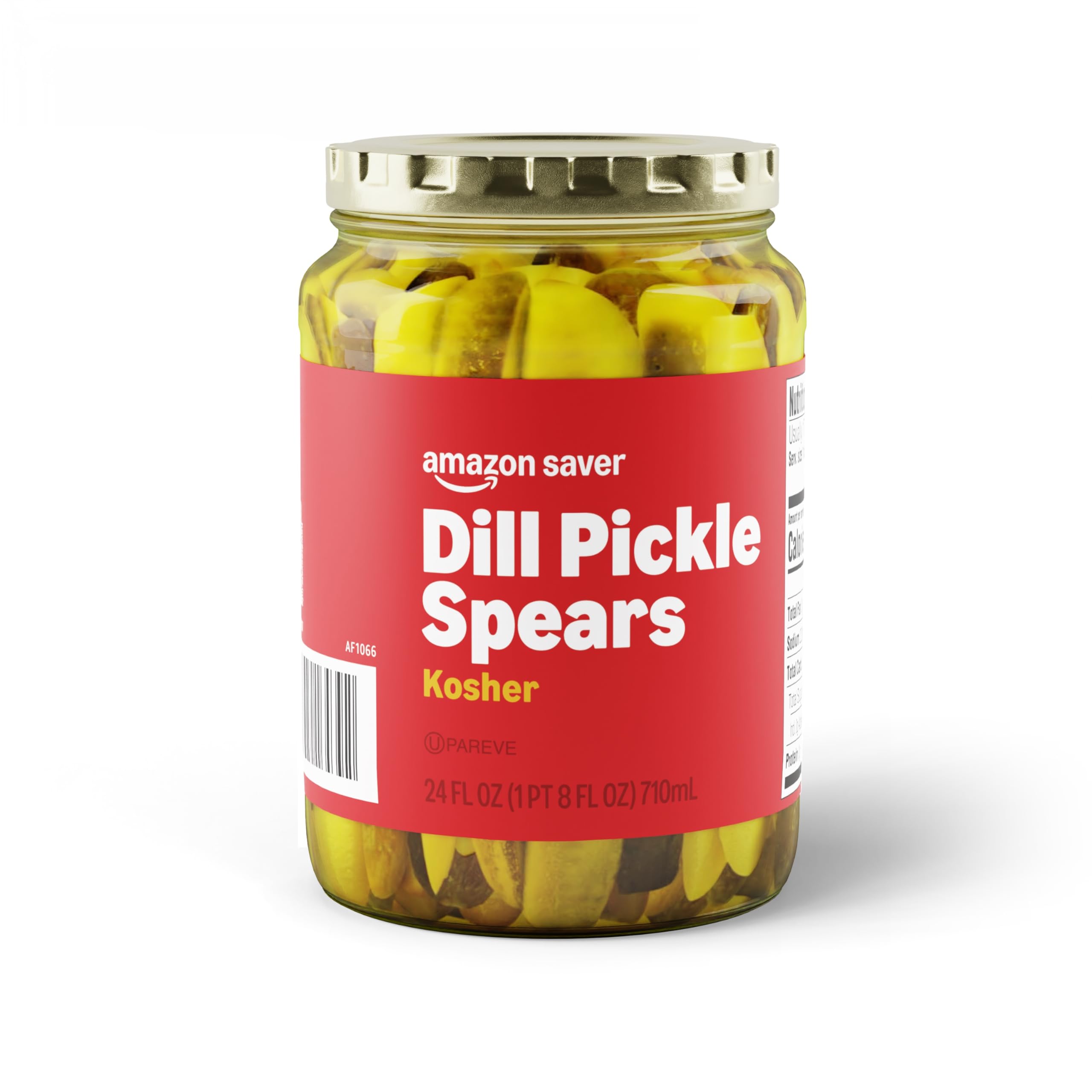 Saver, Kosher Dill Pickle Spears, 24 Fl Oz (Previously Happy Belly, Packaging May Vary)