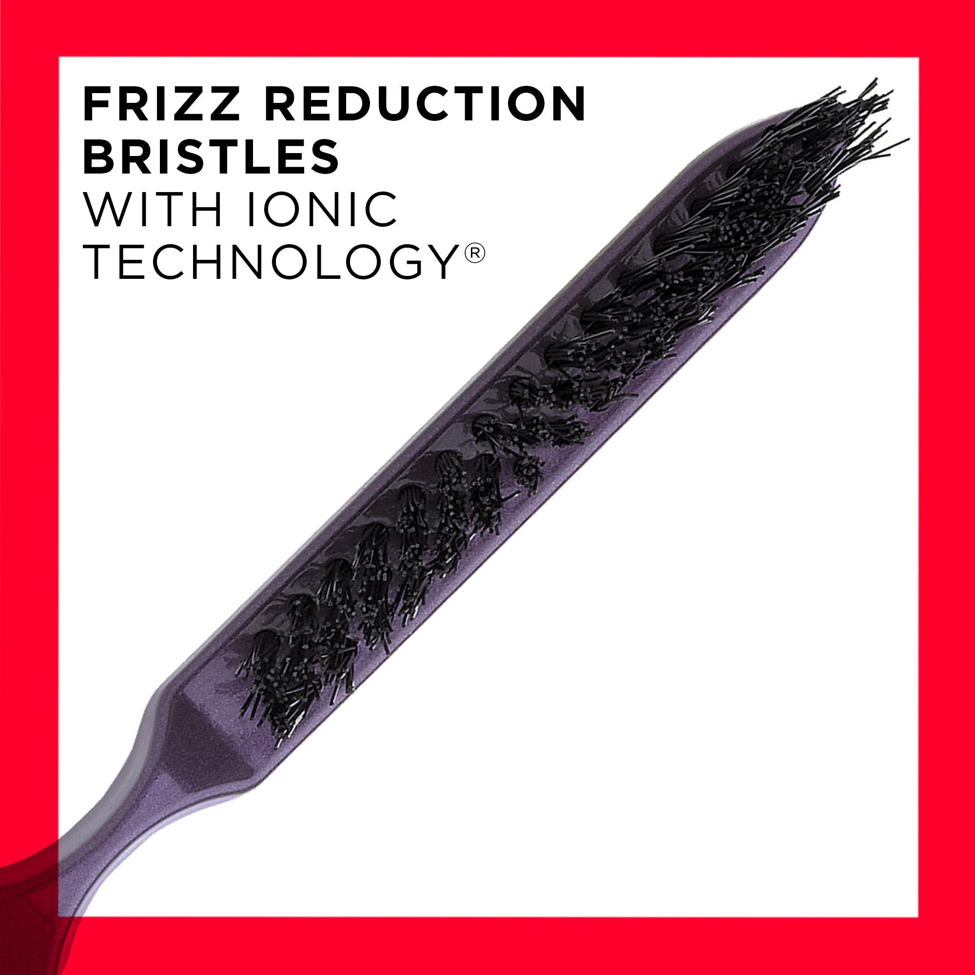 Revlon Perfect Style Softness and Shine Teasing Brush, Purple