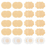 WITROMAN 40 Pieces nipple covers disposable nipple Pasties nipple Petals (Nude)