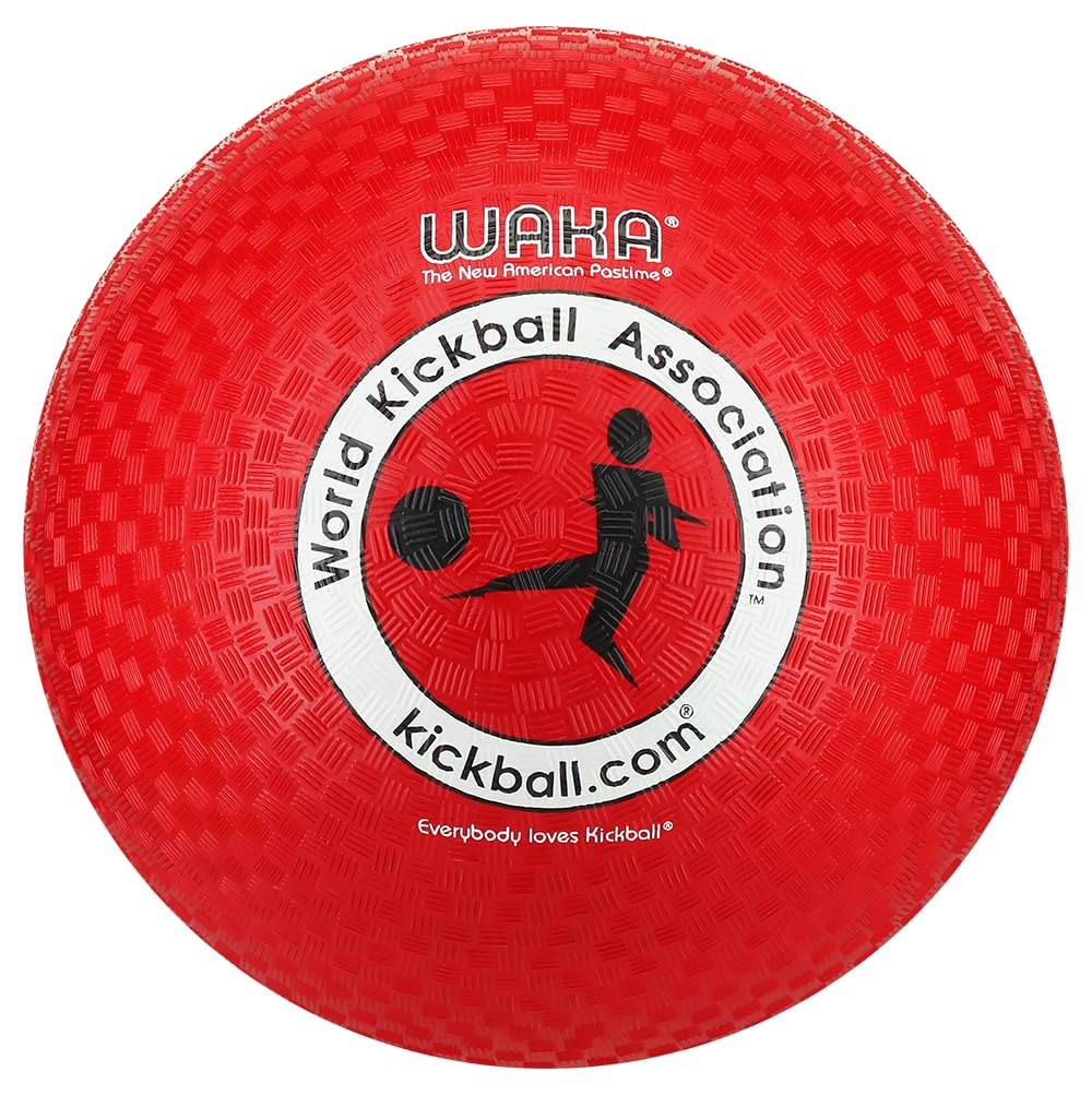 WAKA Official Kickball - Adult 10 , Red
