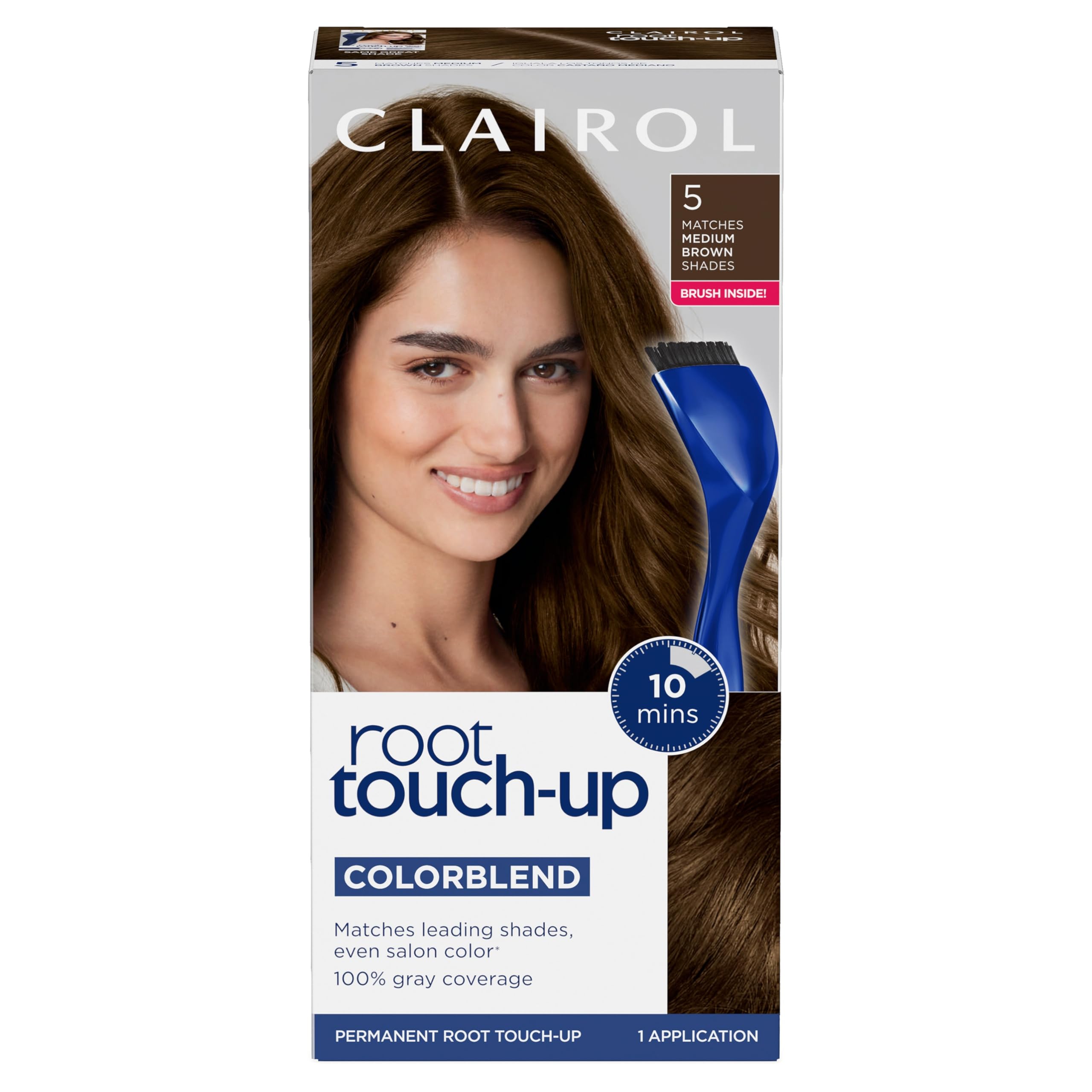 Clairol Root Touch-Up by Nice'n Easy Permanente Haarfarbe, 5 Mittelbraun, (1er-Pack)