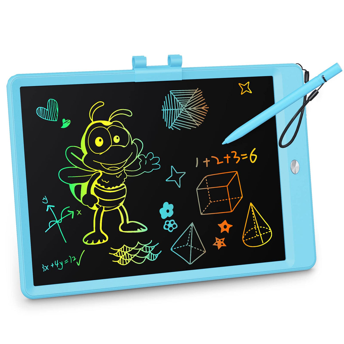 KOKODI LCD-Schreibtafel, Valentinstagsgeschenke für Kinder, 10-Zoll-bunte Kleinkinder-Zeichentafel, löschbare, wiederverwendbare elektronische Zeichenblöcke, Lernspielzeug für Kinder