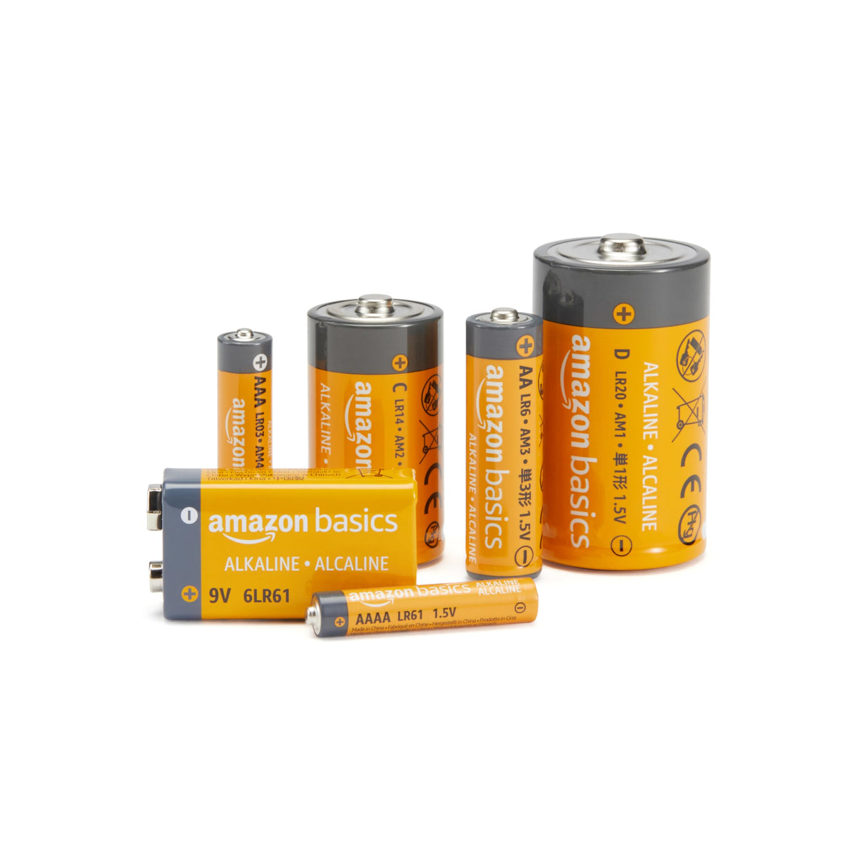 Amazon Basics AA Alkaline Hochleistungsbatterien, 100 Stück, 1,5 Volt, 10 Jahre Lagerfähigkeit