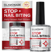 Glamonade Nail Biting Prevention For kids: No Bite Nail Polish Nail Biting Treatment Safe Bitter Nail Polish For Nail Biters Kids Stop Biting For Adults Lasting Quick Dry Easy Application 0.41oz