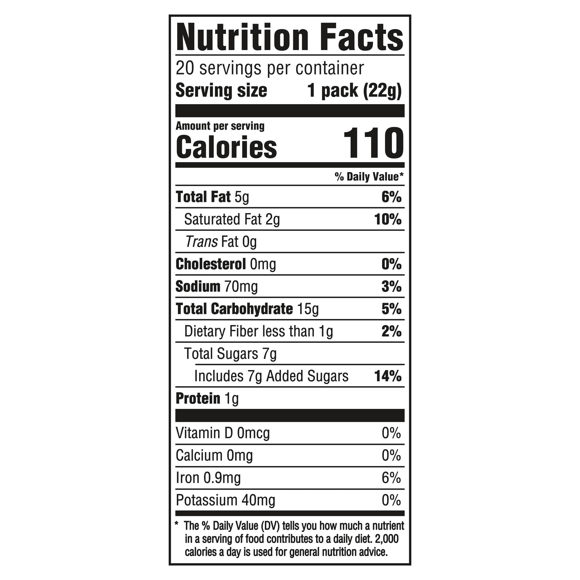 CHIPS AHOY! Original Chocolate Chip Cookies, 20 Snack Packs (2 Cookies Per Pack)