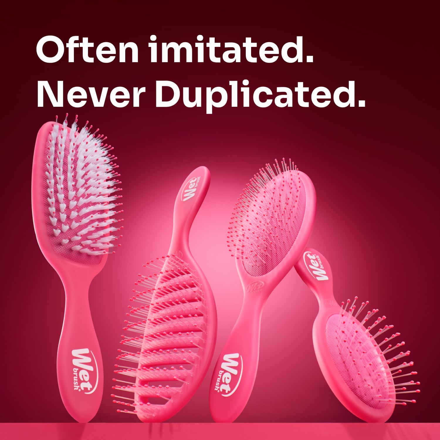 Wet Brush Pop Go Detangler, Blue Teal - Foldable, On-The-Go Design, Travel Brush, Ultrasoft IntelliFlex Bristles, Detangling Hairbrush, Built-In Mirror Handle, Wet & Dry, All Hair Types