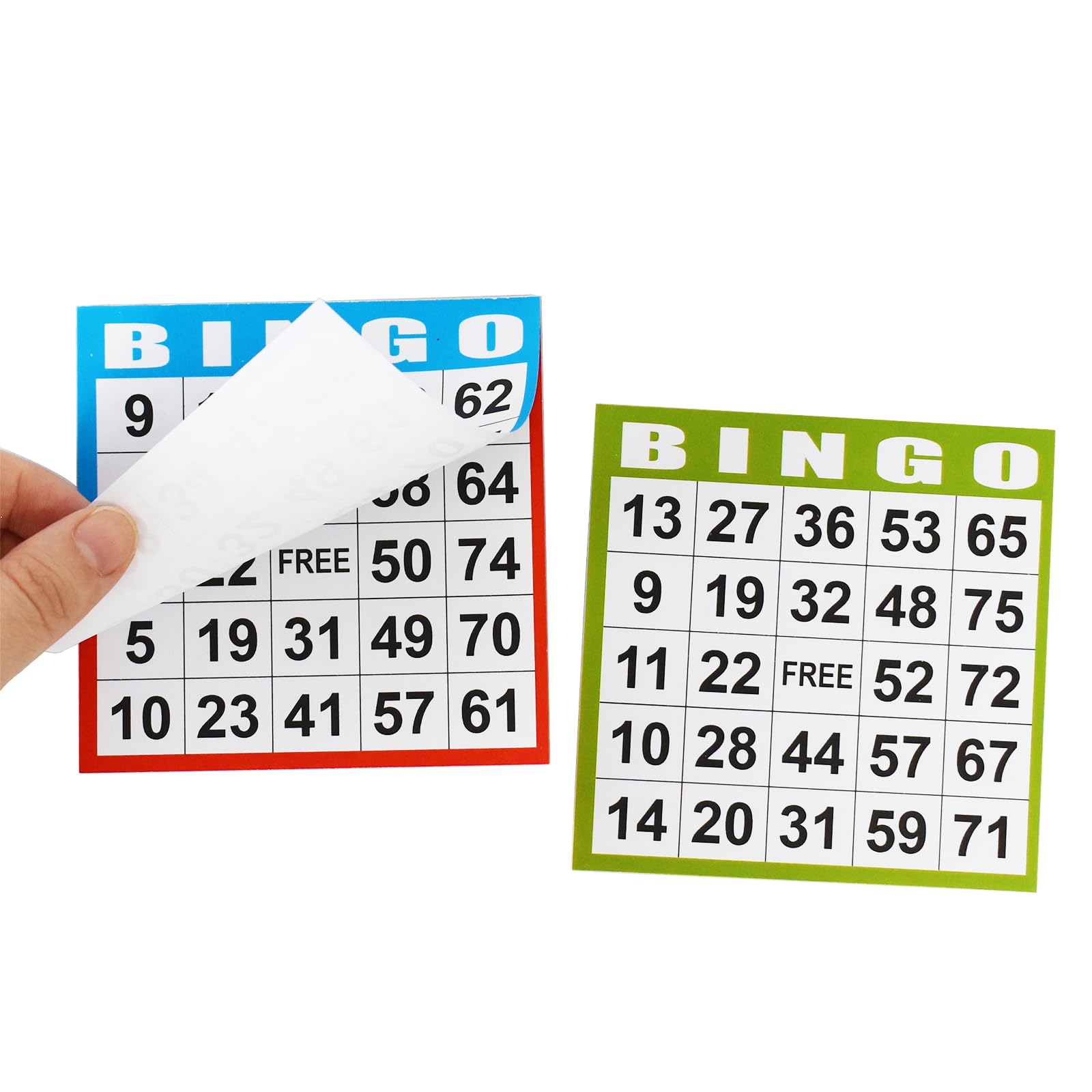 SEETOOOGAMES Bingo Paper Game Cards - 1 Card - 100 Books of 5 Sheets