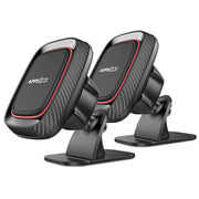 [2 Pack] Magnetic Phone Holder for Car, APPS2Car [Super Strong Magnet] Phone Mount for Car, Dashboard Magnetic Car Phone Holder Mount with Strong VHB Adhesive Mounting, Compatible with iPhone, Samsung