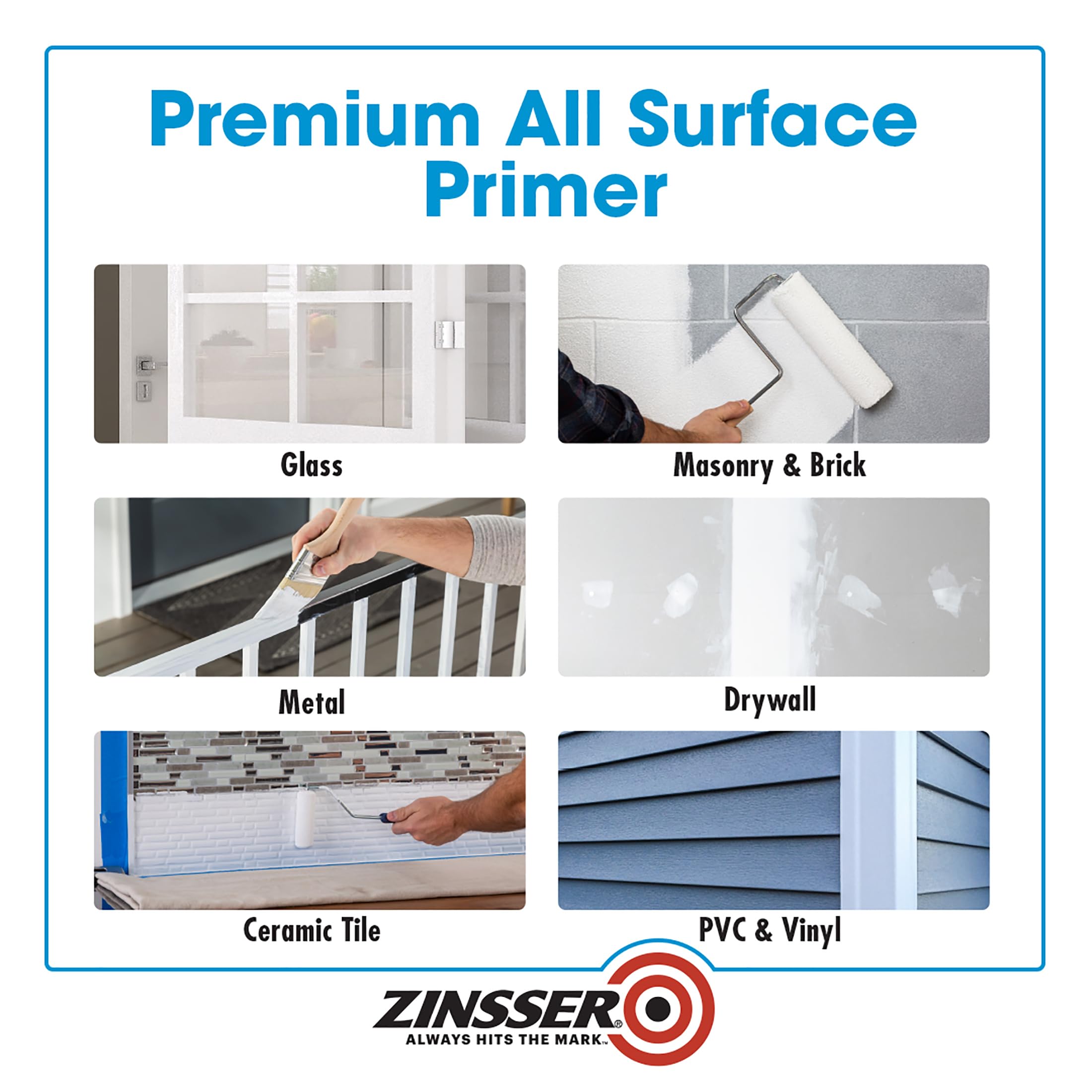 1 Quart Bulls Eye 1-2-3 Primer Sealer Stain Killer