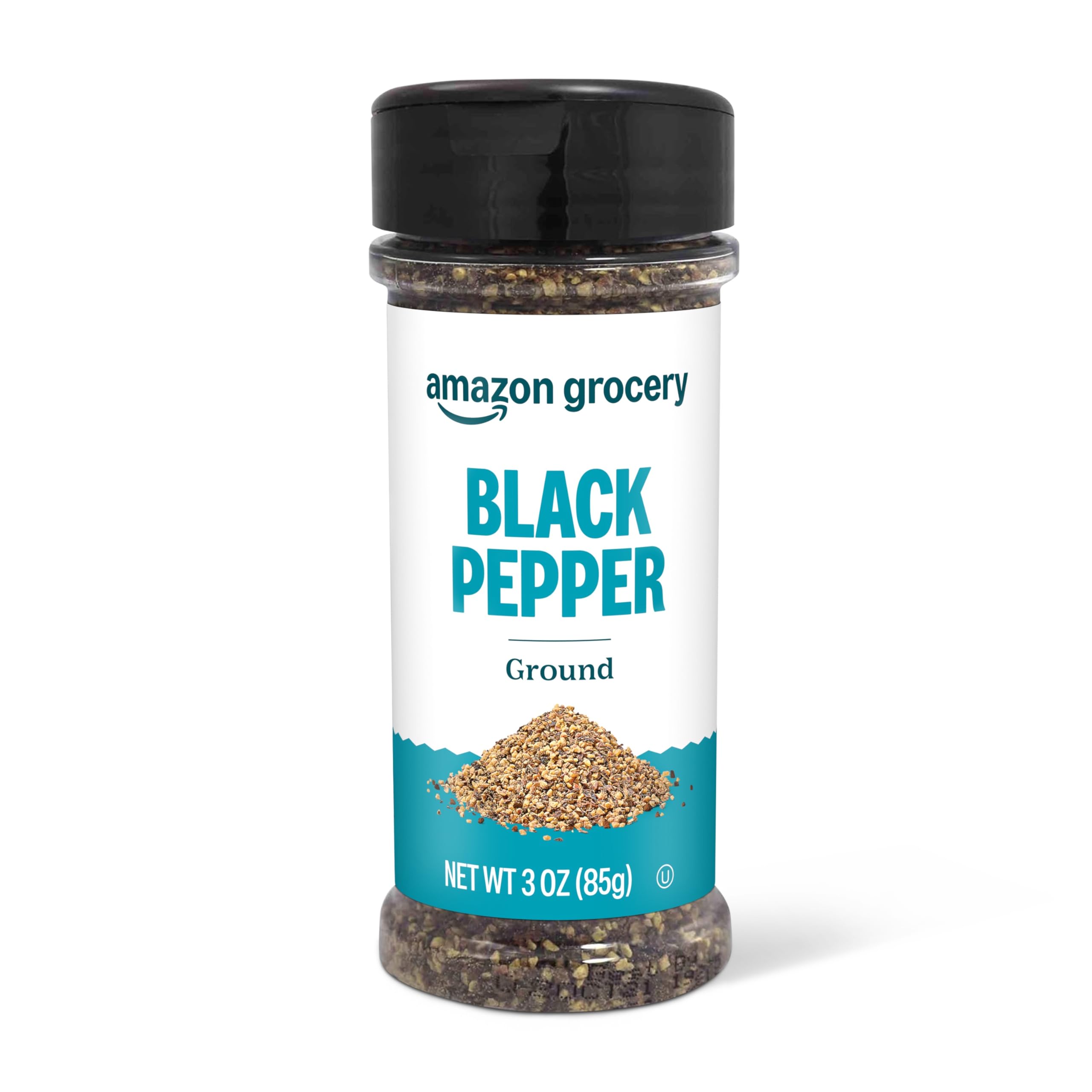 Amazon Lebensmittel, gemahlener schwarzer Pfeffer, 3 Oz (Zuvor Happy Belly, Verpackung kann variieren)