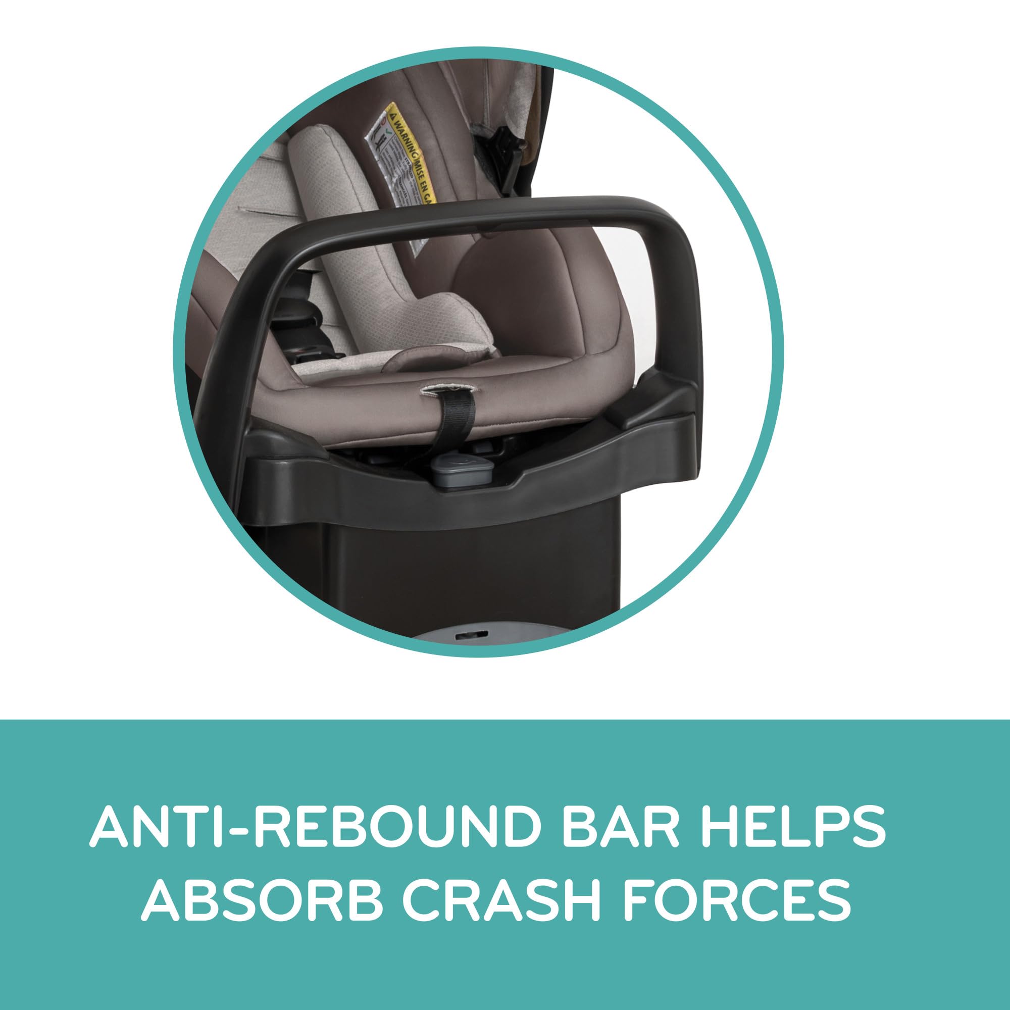 Evenflo Pivot Modular Travel System with LiteMax Infant Car Seat (Desert Tan)