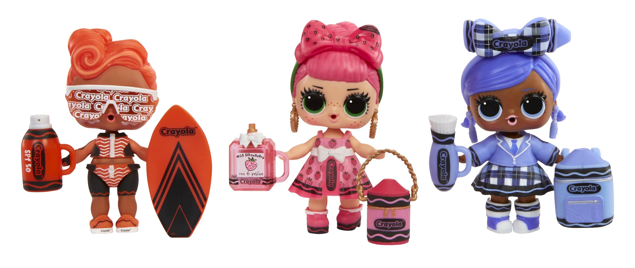 LOL Surprise Loves Crayola Tots - Collectible Doll, 7 Surprises, Crayon Color Theme, Limited Edition Small Doll, Great Toy Gift for Girls Ages 3+