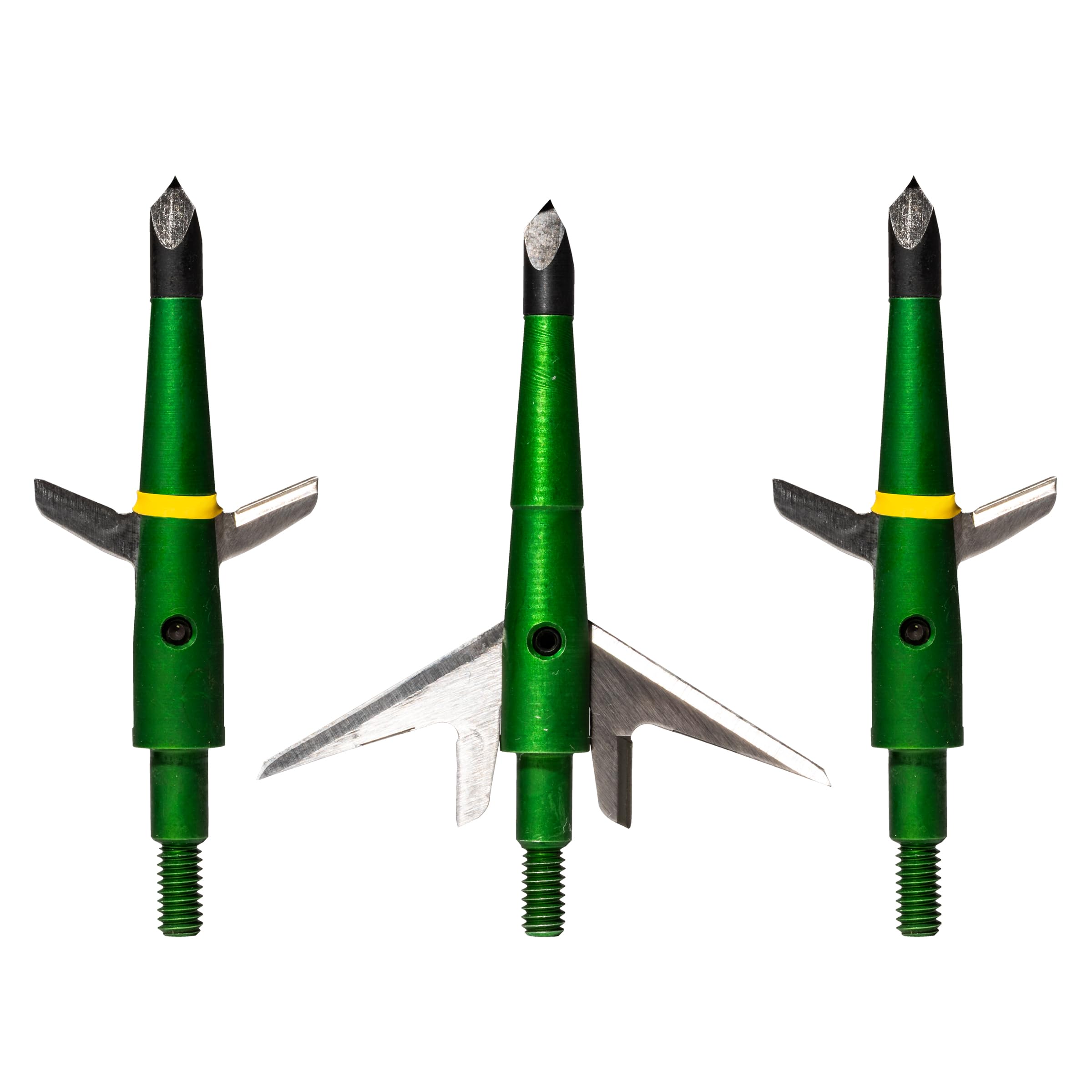Swhacker SWH00207 #207 2 Inch Cut Broadheads Set of 3-100 Grain, Green, 2"