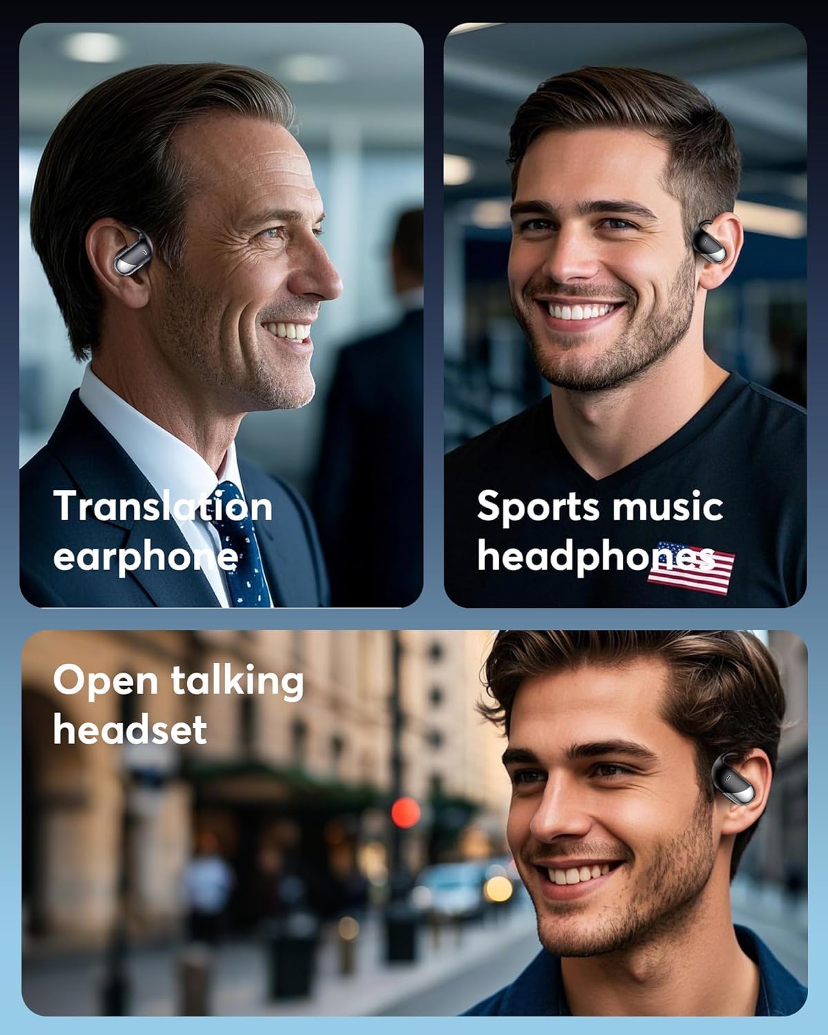 Paekole Translation Earbuds Real Time - AI 144 Language Translator Earbuds, Audifonos Traductores Inglés Español, 3-in-1 Translating Device, Translate Ear Buds for Travel Learning with Charging Case