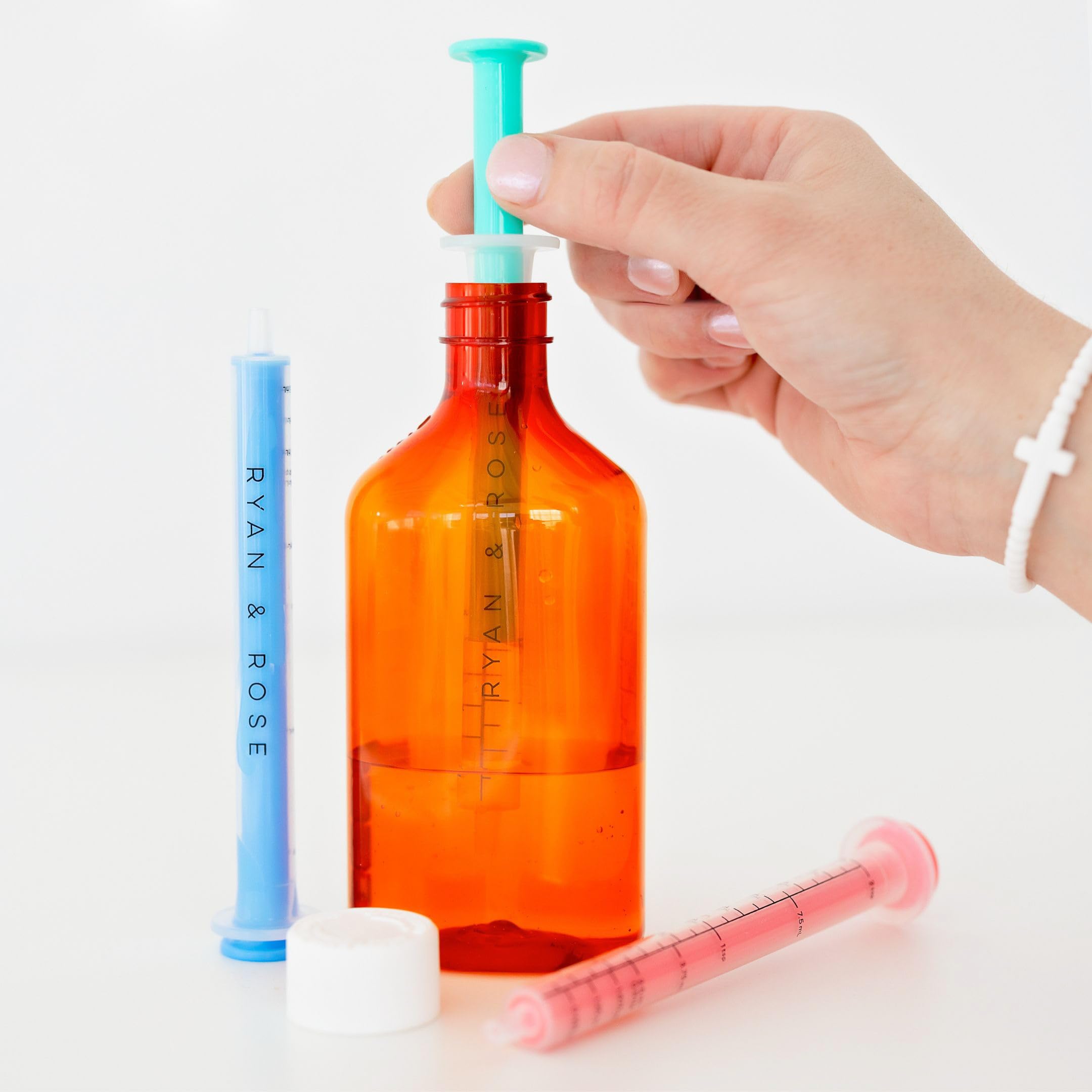 Ryan & Rose Cutie Dose - Baby Medicine Dispenser Syringe For Children - 3 Pack (Lollipop)