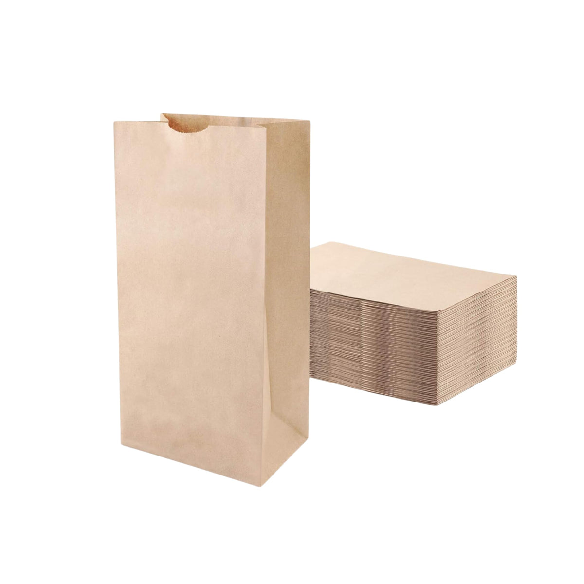 Perfect Stix – Braune Tüte 2-100 Stück, 2lb braune Papiertüten – Braune Tüten – 100 Stück (1er Pack)