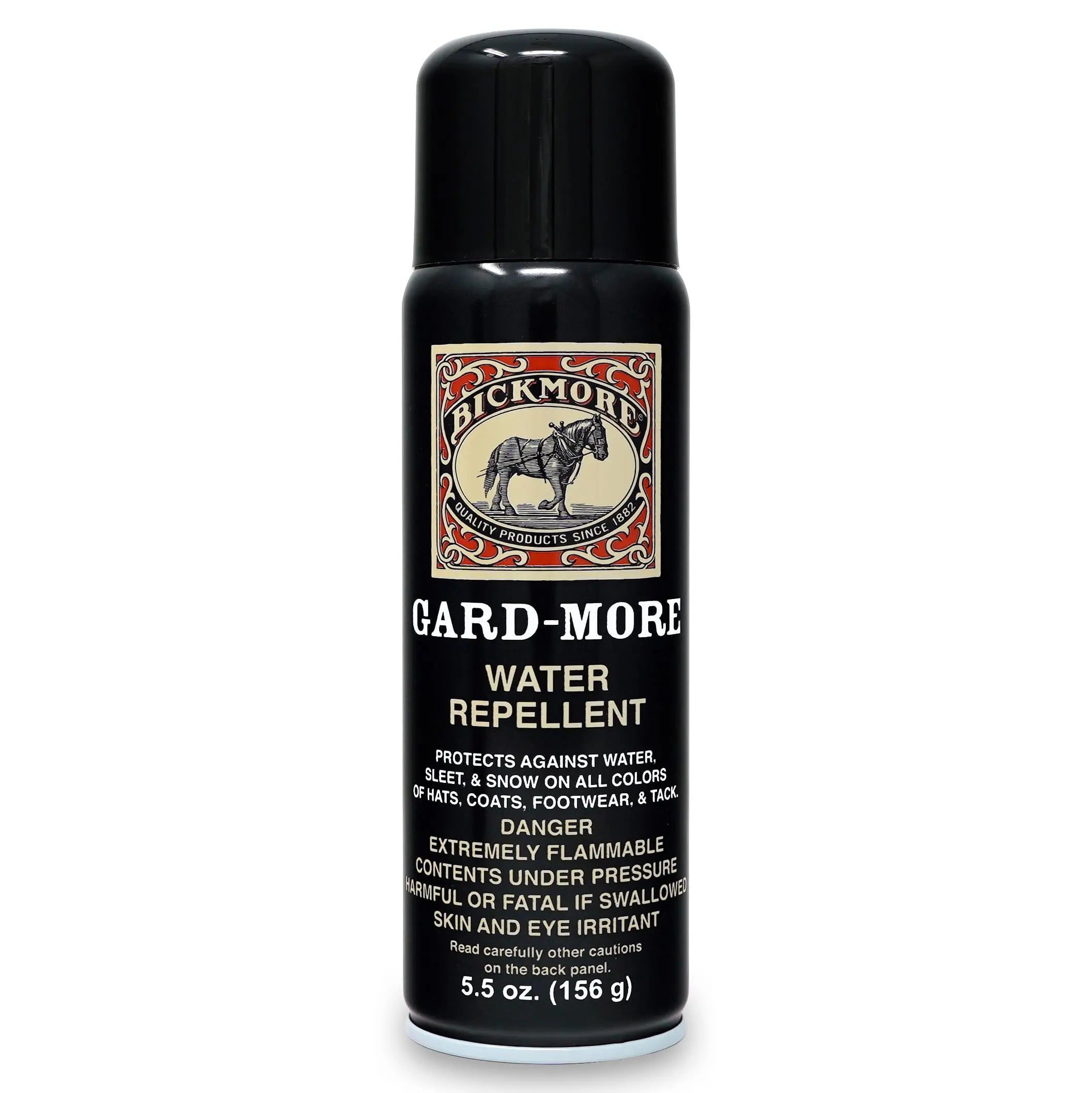 Bickmore Gard-More Water & Stain Repellent 5.5oz- Leather Protector and Suede Protector Waterproofing Spray Guard for Boots, Shoes, Clothing, Hats, Jackets & More
