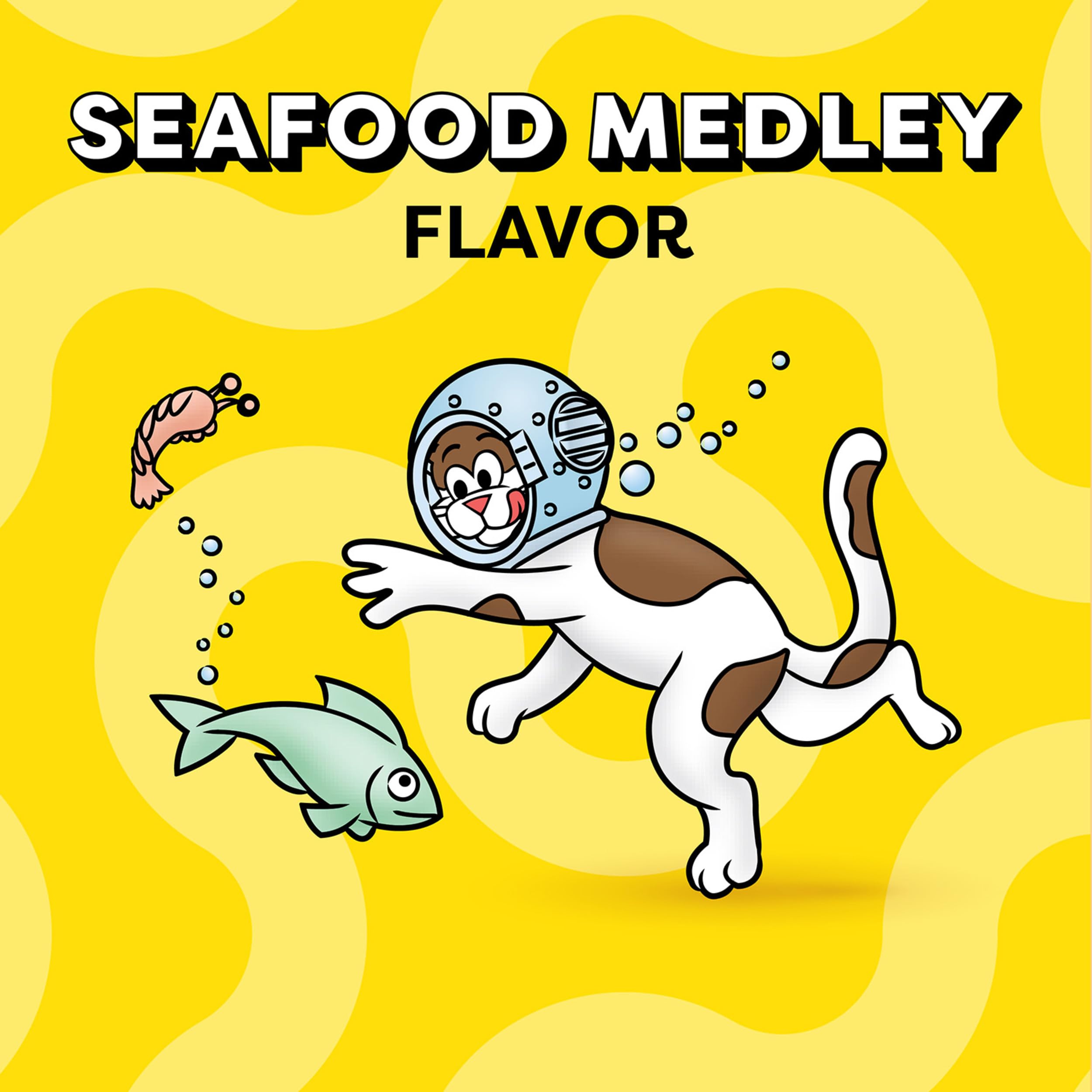 Temptations Classic Crunchy and Soft Cat Treats, Seafood Medley Flavor, 30 oz. Tub