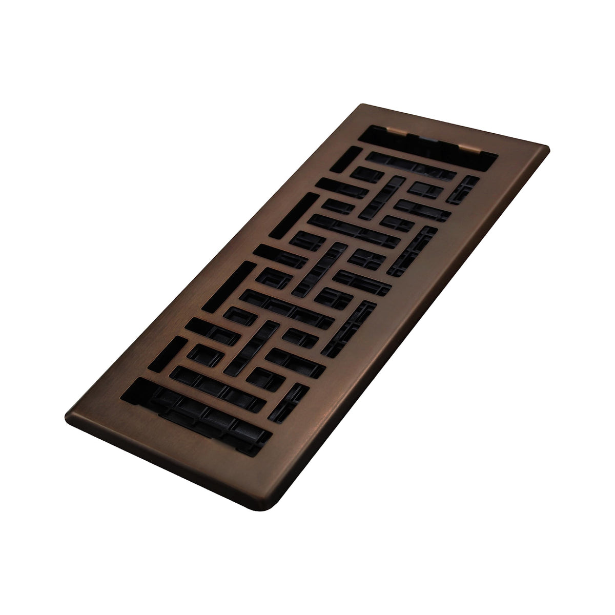 Decor Grates AJH410-RB فتحة تهوية أرضية أورينتال، 4x10 بوصة، نحاس مصقول