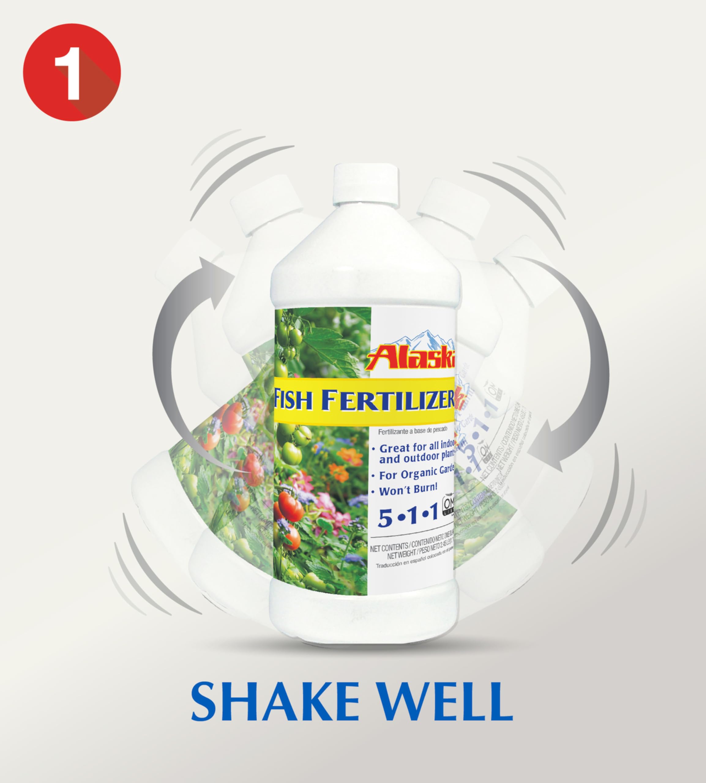 Alaska Fish Fertilizer OMRI Listed 5-1-1, 115 oz