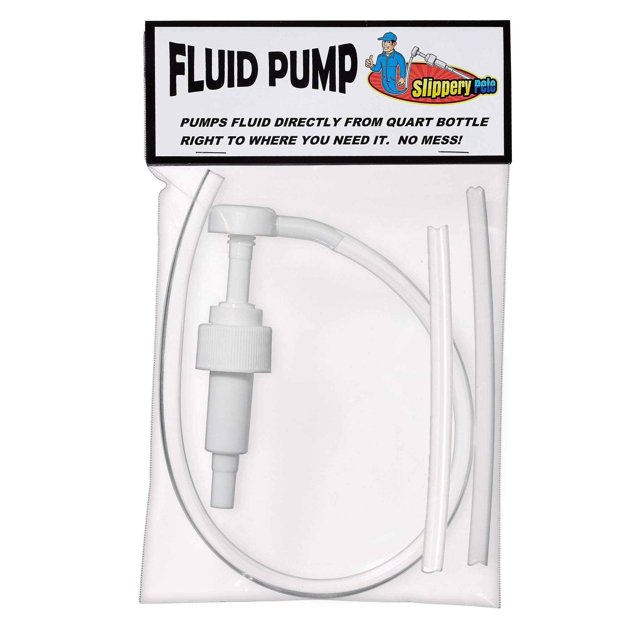 Slippery Pete 5cc Hand Pump Transfers Gear Oil, Transmission and Differential Fluids From Quart Bottles (Not for Red Line Quarts) (1)