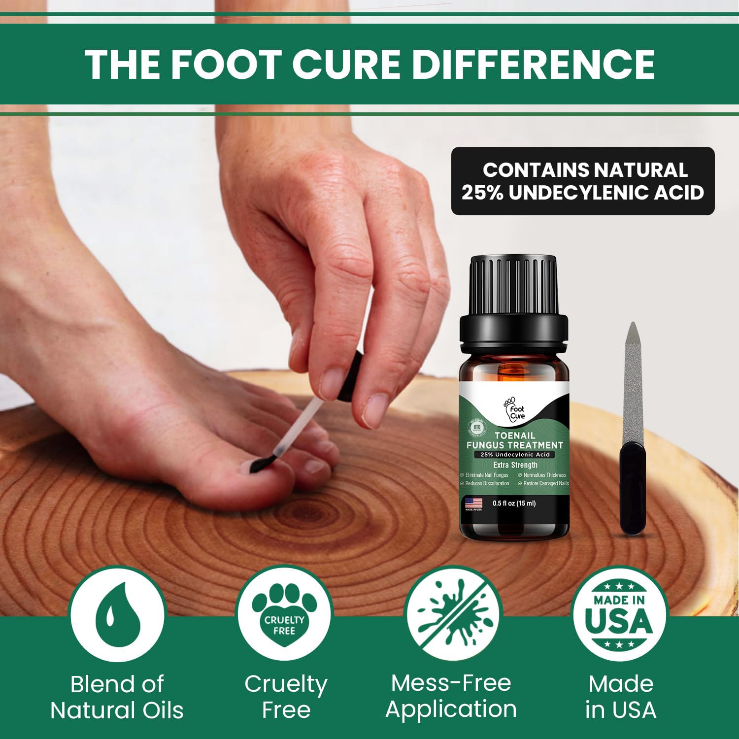 Toenail Fungus Treatment Extra Strength - Best nail fungus treatment for fingernails, nail repair, toenail softener, yellow toenail treatment, ingrown nails and foot fungus treatment extra strength