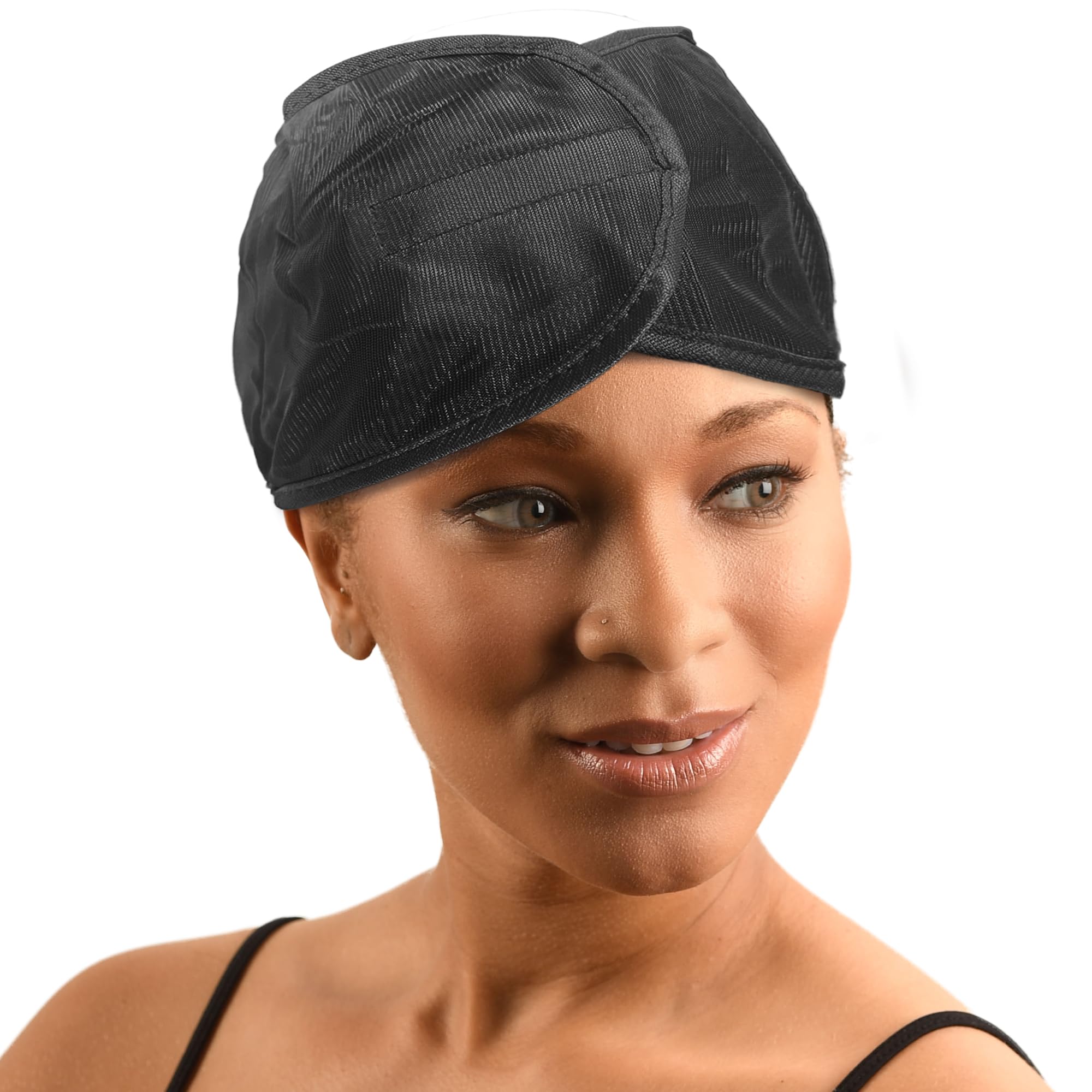 DONNA Silky Satin Hair Wrap, Luxurious Head Wraps for Black Women, Premium Silk Hair Wrap for Nighttime Protection and Style Black Satin Headband, 1pc