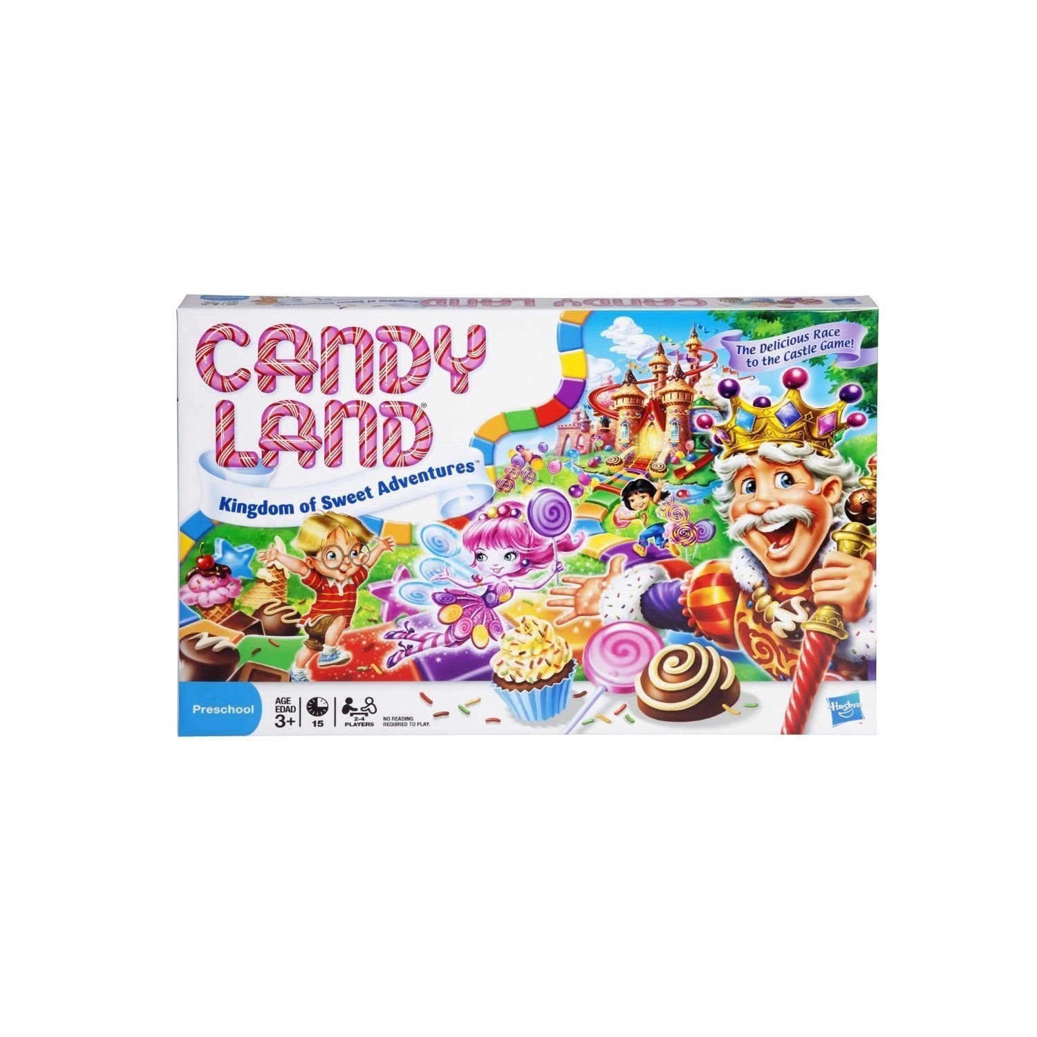 Hasbro Gaming Candy Land Königreich der süßen Abenteuer Brettspiel für Kinder ab 3 Jahren (exklusiv bei Amazon)