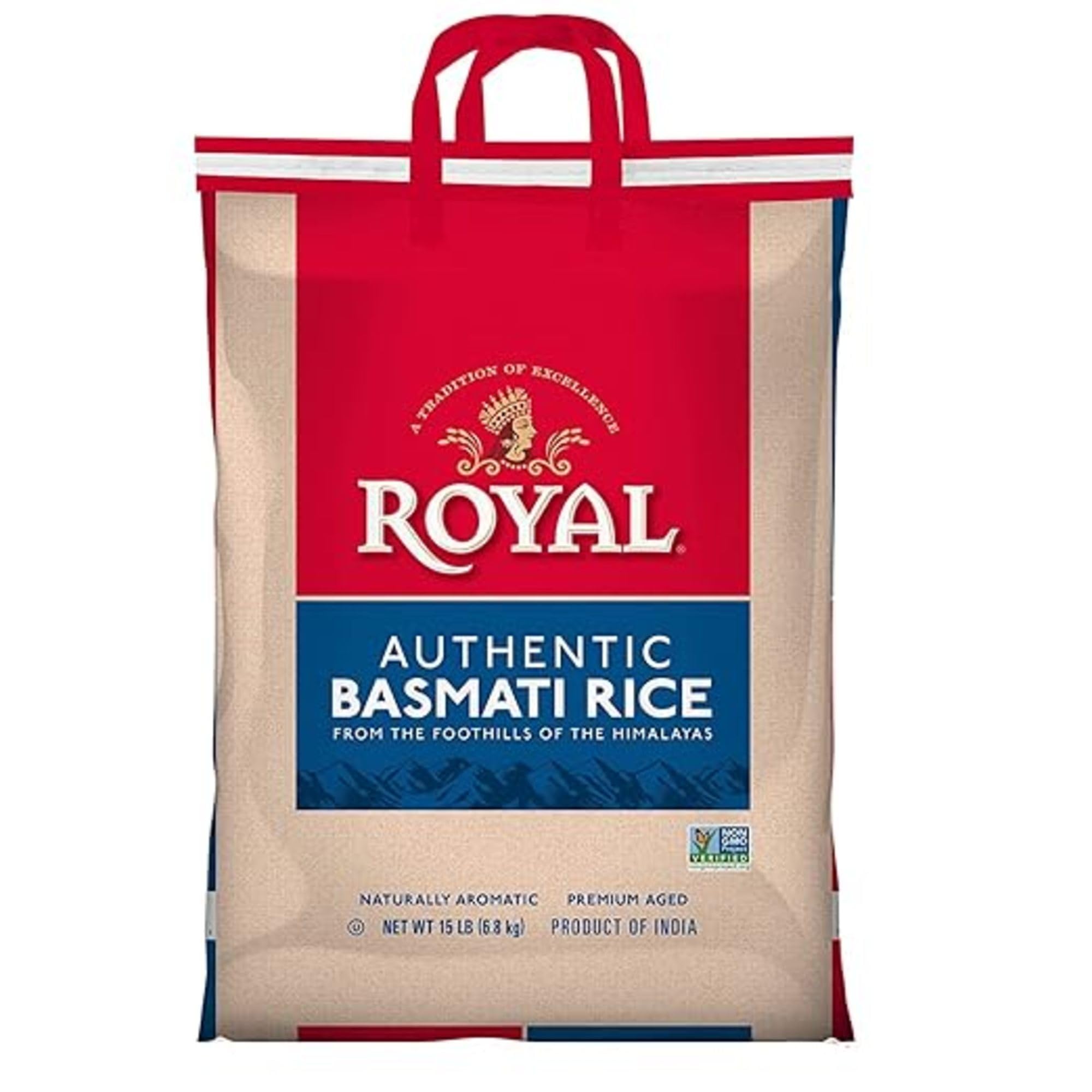 Royal - Natürlich gereifter authentischer indischer Langkorn-Basmatireis - 6,8 kg