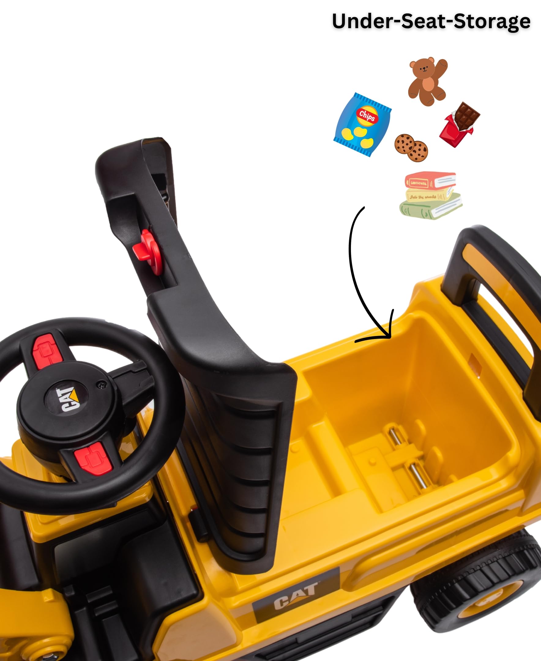 Best Ride On Cars CAT Excavator Push Car