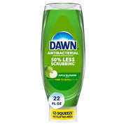 Dawn Antibacterial 50% less scrubbing Apple Blossom scent, 22 Fl Oz