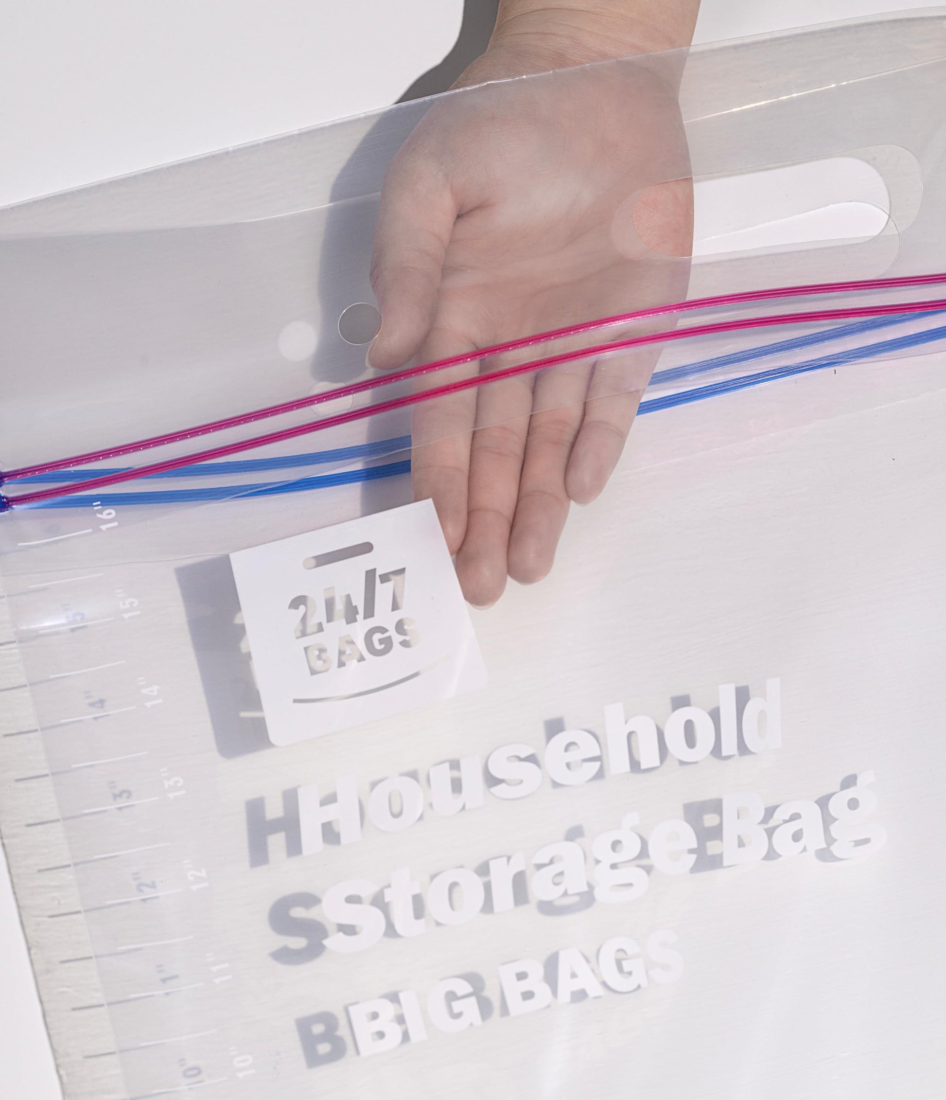 15 XX-Large Plastic Storage Bags, 10 Gallons, Zero BPA, Double Zipper Seal, 3 Mils Thick, Double Layer Carry Handle, 24"x20"x7", Moving, Seasonal, Travel