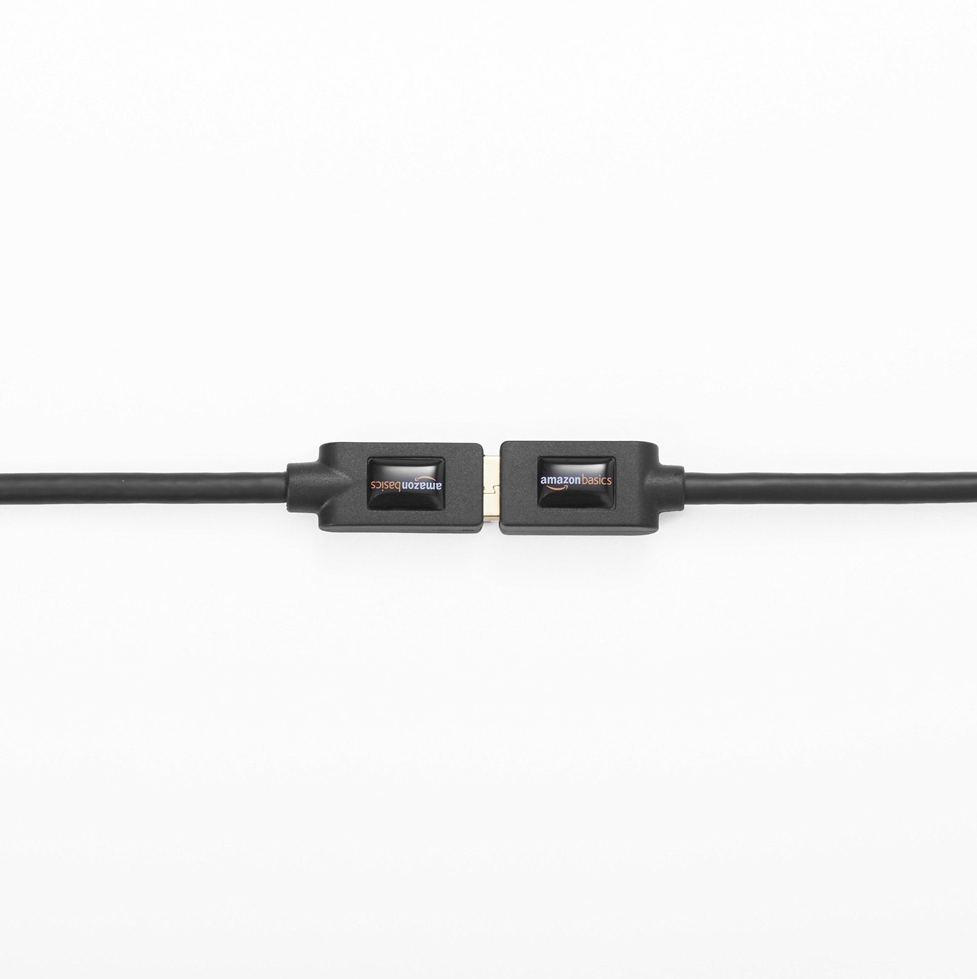 Amazon Basics 2-Pack USB-A 3.0 Extension Cable, 4.8Gbps High-Speed, Male to Female Gold-Plated Connectors, 3 Foot, Black